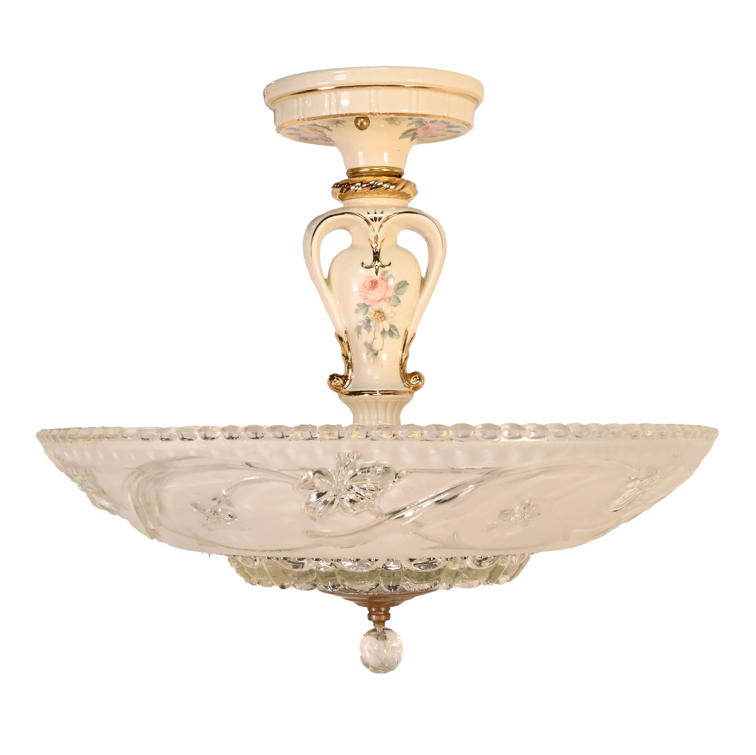 62882+rose+decorated+porcelain+three+bulb+flushmount+with+molded+glass+bowl+and+gold+detail+1.jpg