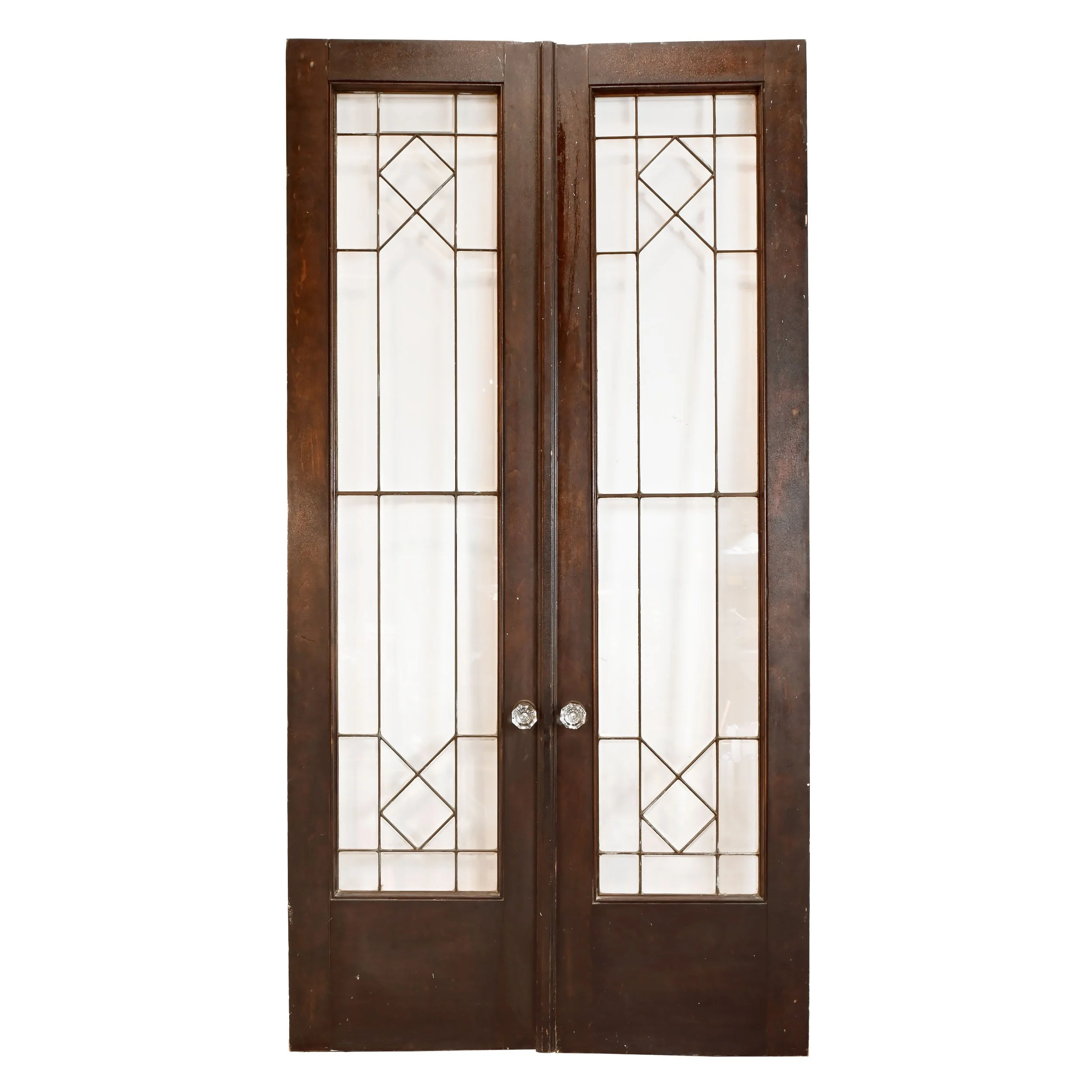 62989+tall+dark+oak+french+door+set+with+leaded+and+beveled+glass+1.jpg