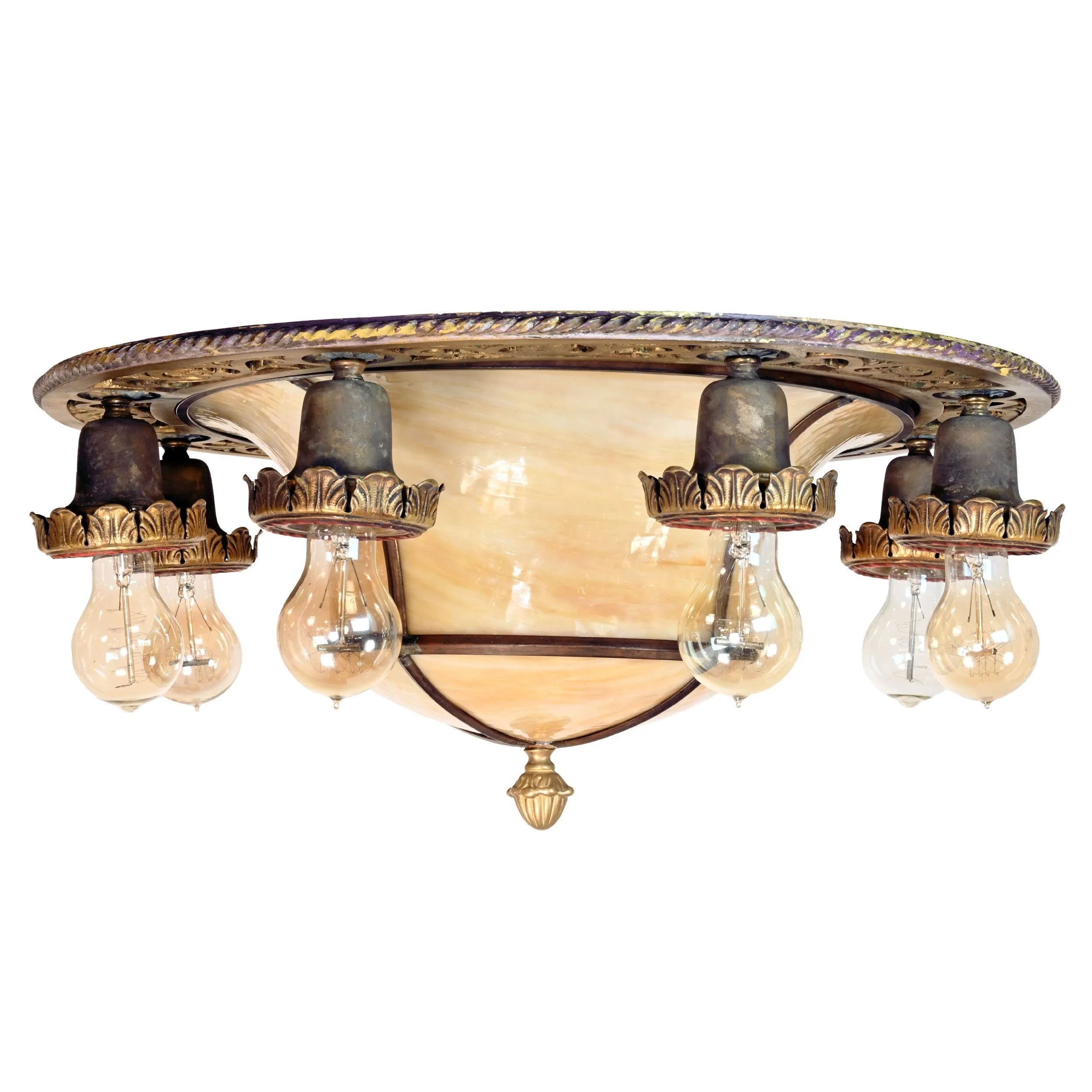 63006+brass+eight+light+flushmount+with+bent+glass+shade+1.jpg