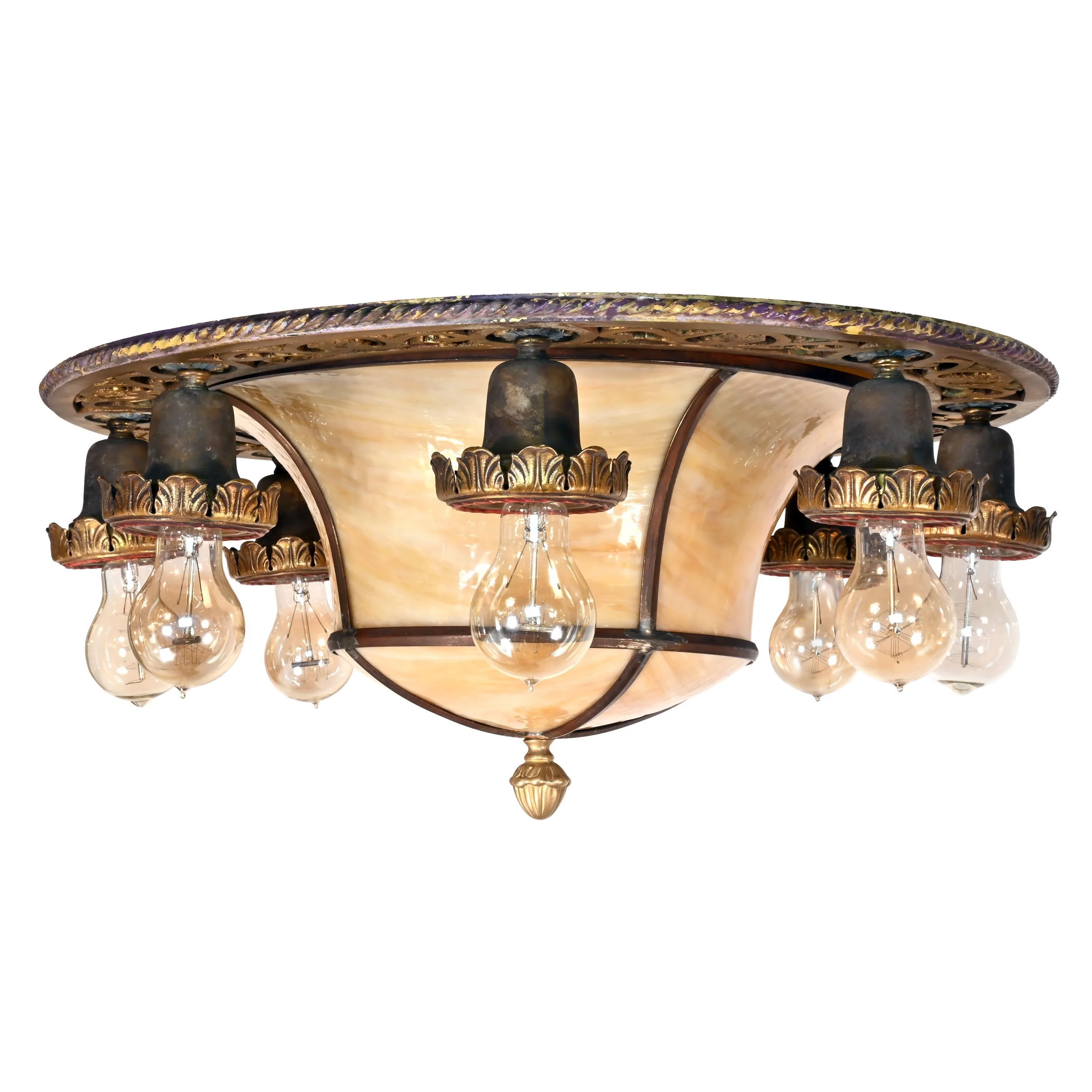 63006+brass+eight+light+flushmount+with+bent+glass+shade+2.jpg