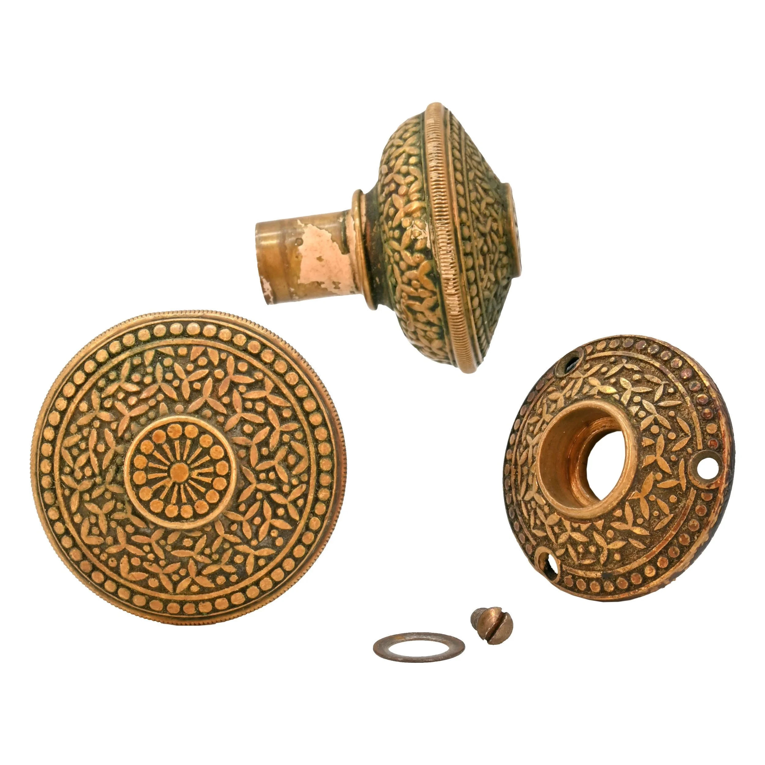 H62957+yale+and+town+rice+pattern+knob+and+rosette+set+2.jpg