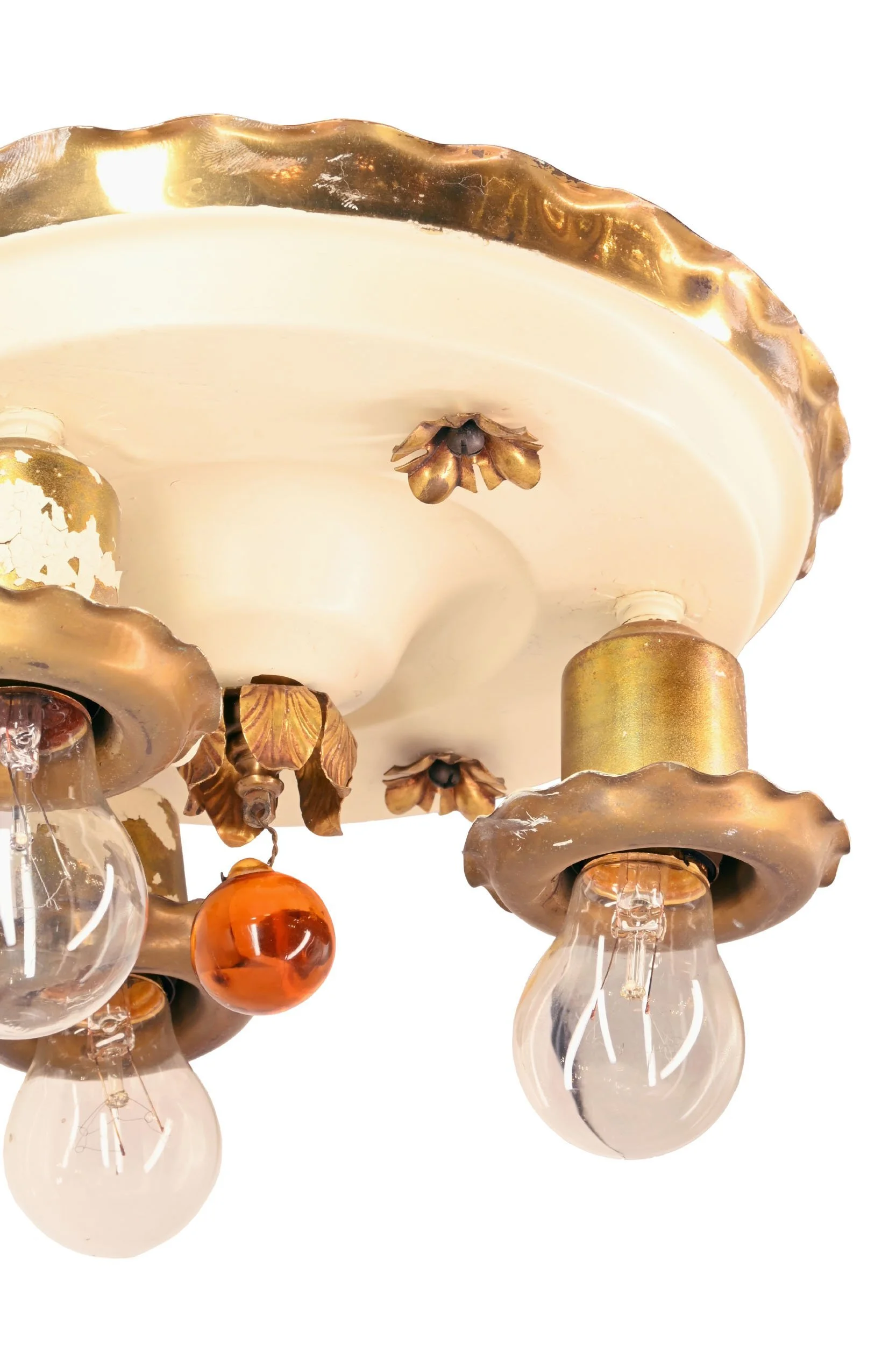 63024+painted+antique+brass+bare+bulb+flushmount+with+flowers+and+amber+glass+ornament+2.jpg
