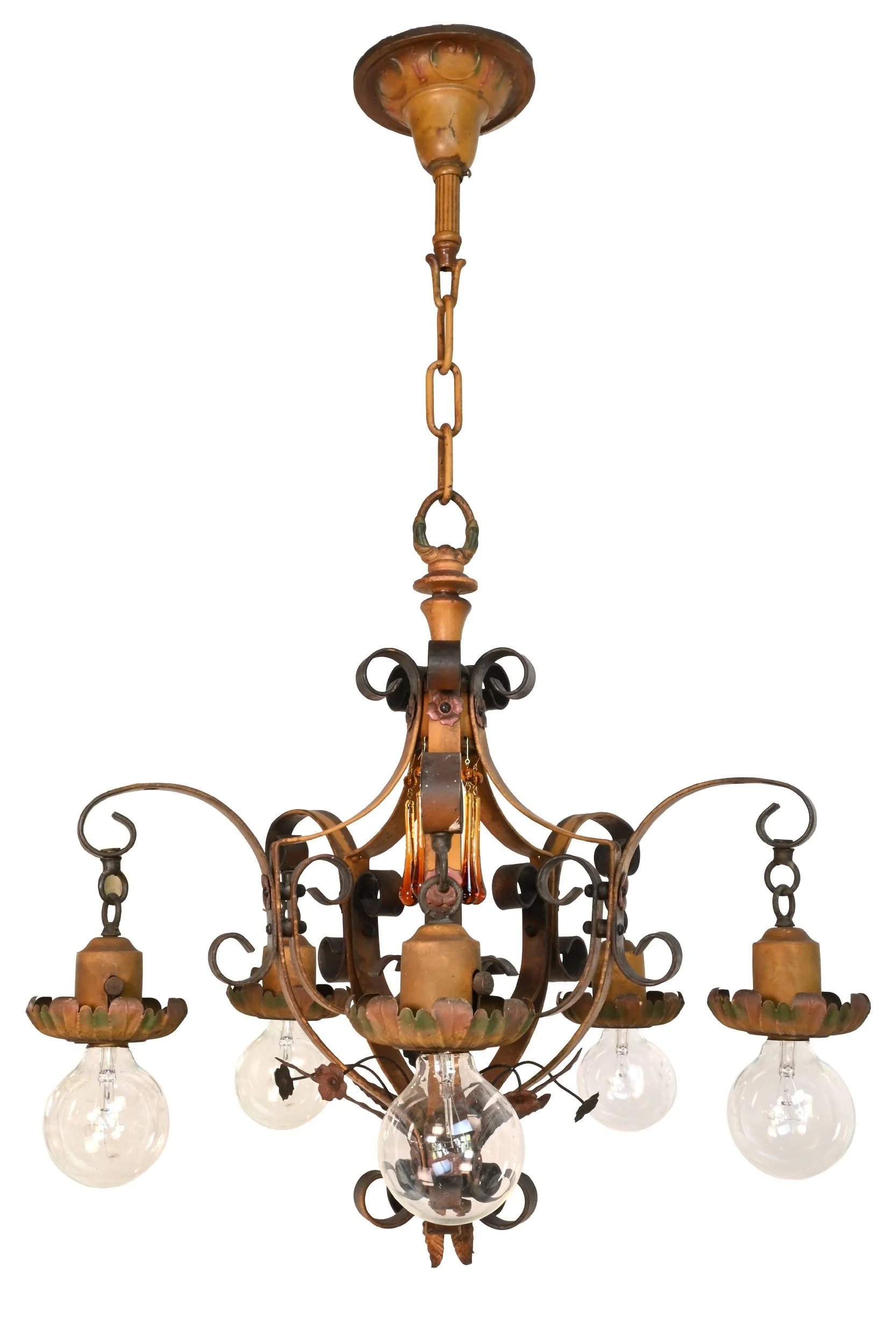 63032+orange+and+polychrfome+floral+five+bulb+chandelier+1.jpg