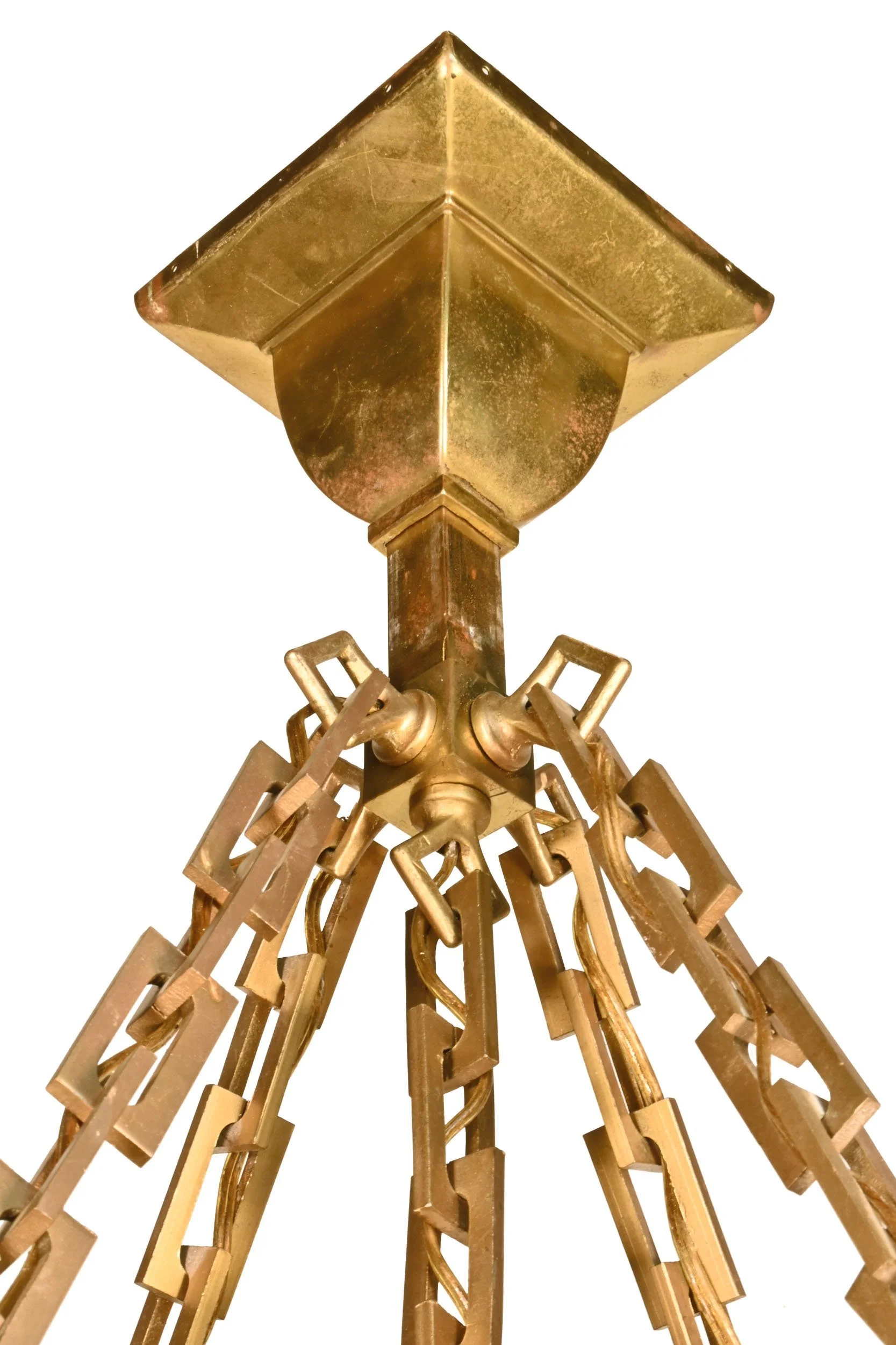 63099+polished+brass+ring+chandelier+with+amber+mission+shades+3.jpg