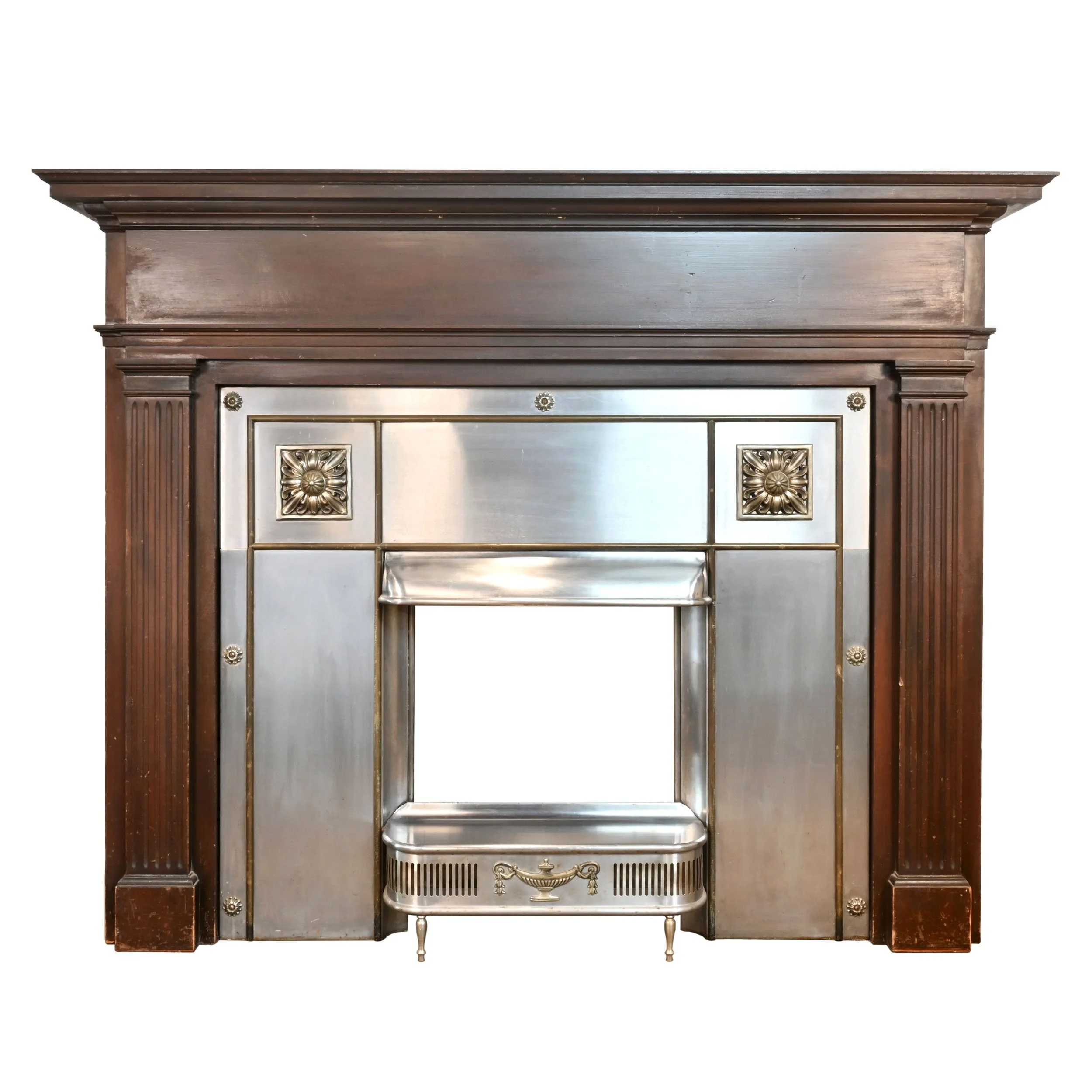 63107+humphrey+radiantfire+mahogany+mantle+with+stainless+steel+insert+1.jpg