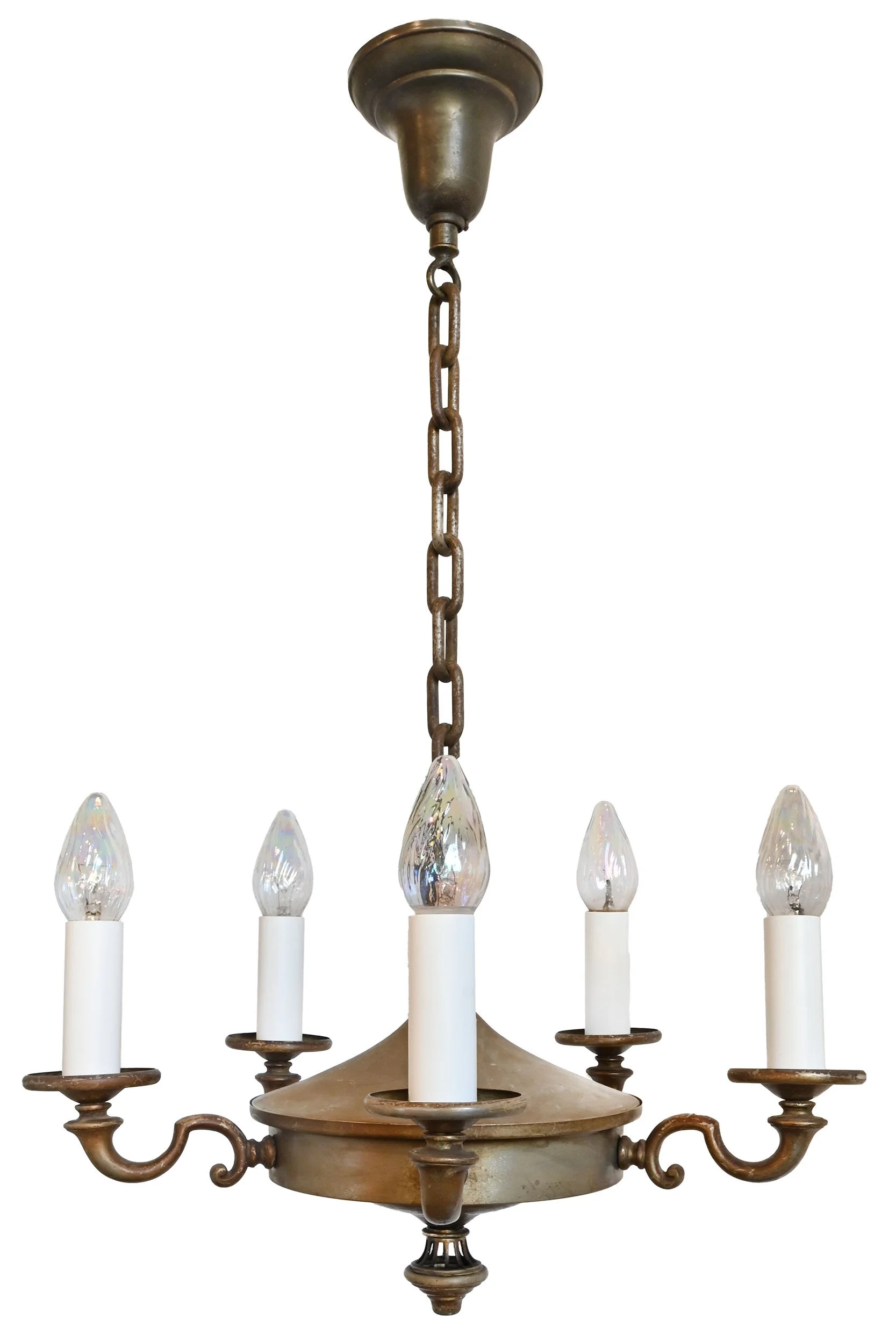 27556 five candle colonial style silver chandelier 1.jpg