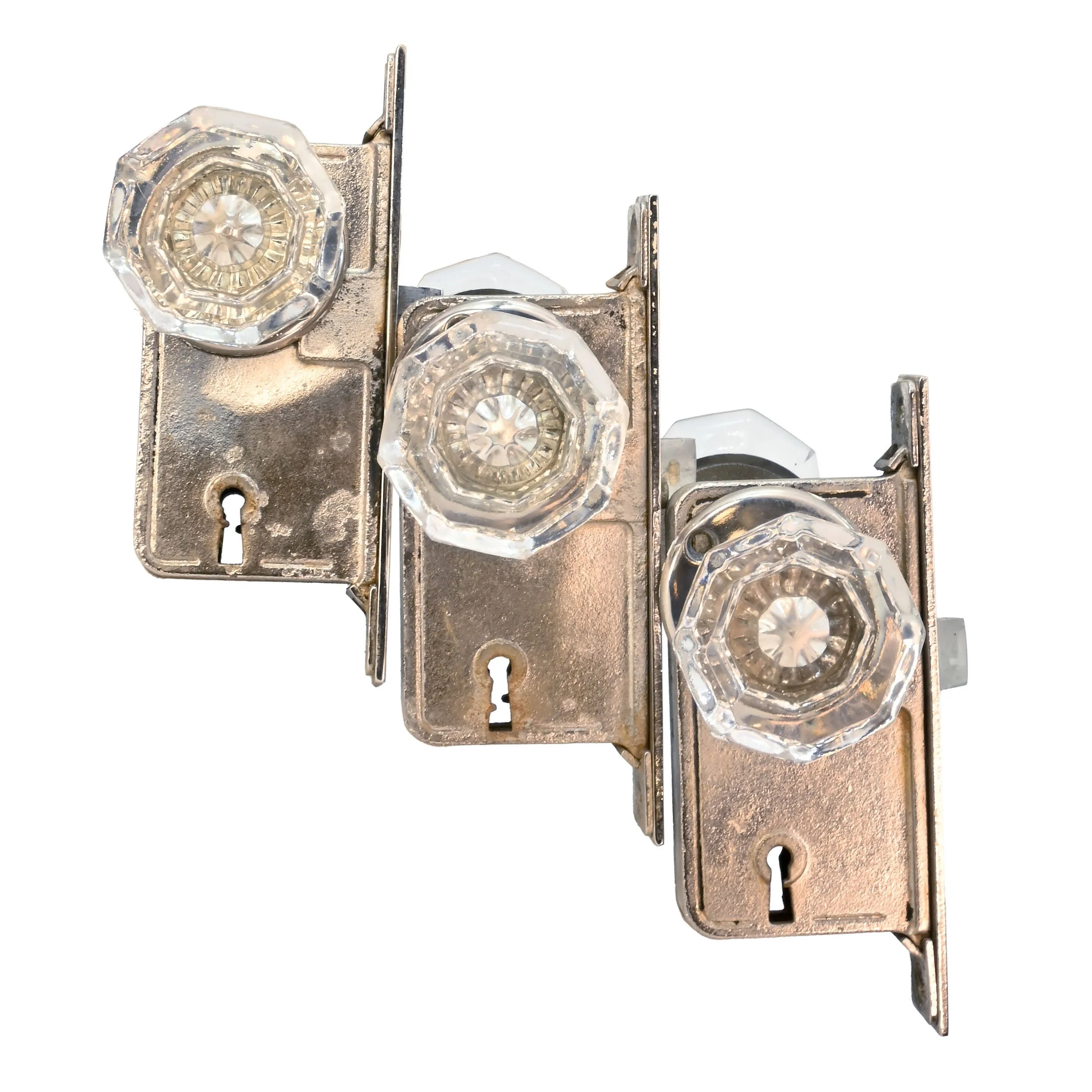 H63106+petite+glass+and+nickel+hexagonal+french+door+knobsets+3.jpg