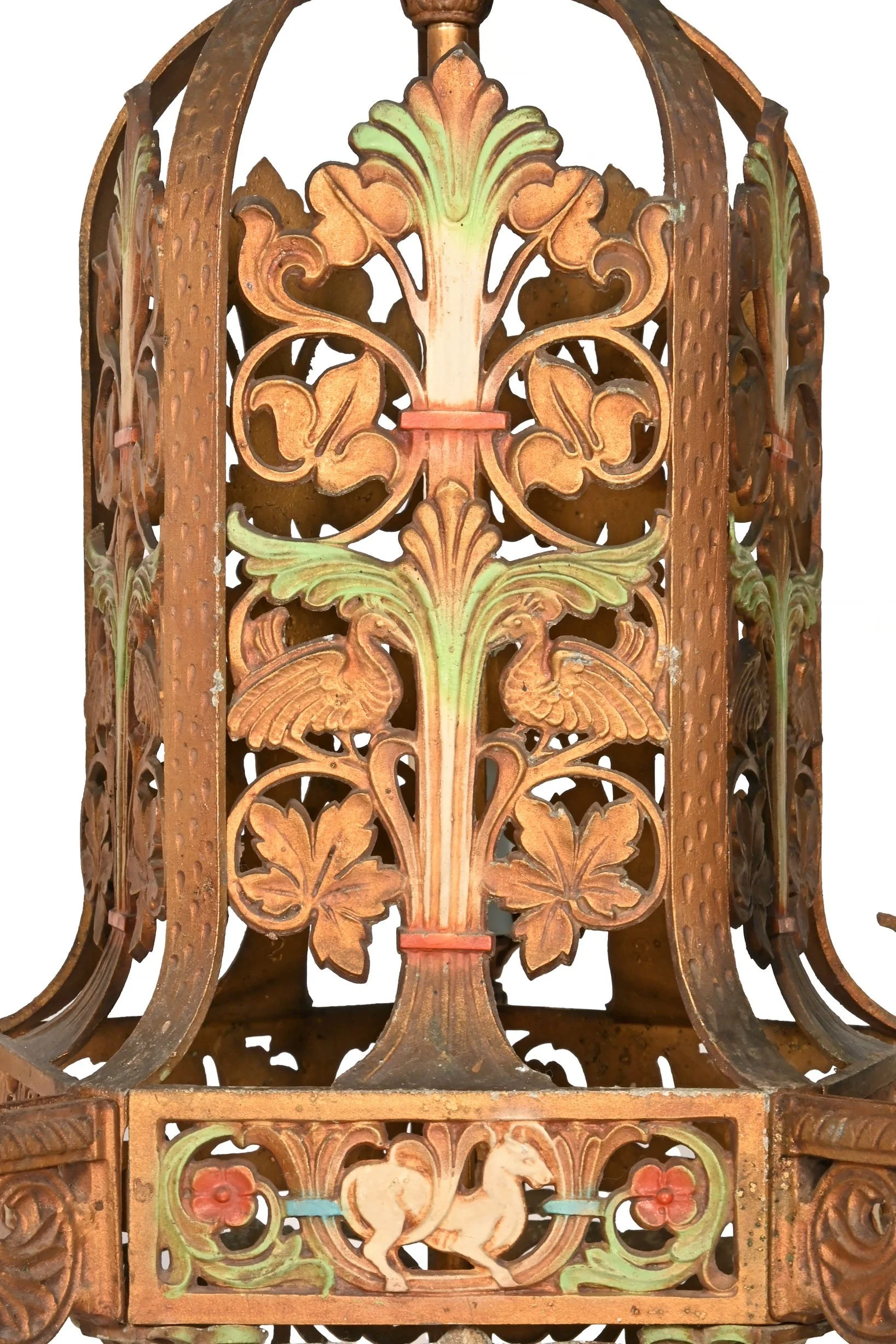 63202+polychrome+five+candle+chandelier+with+griffons+and+peacocks+3.jpg
