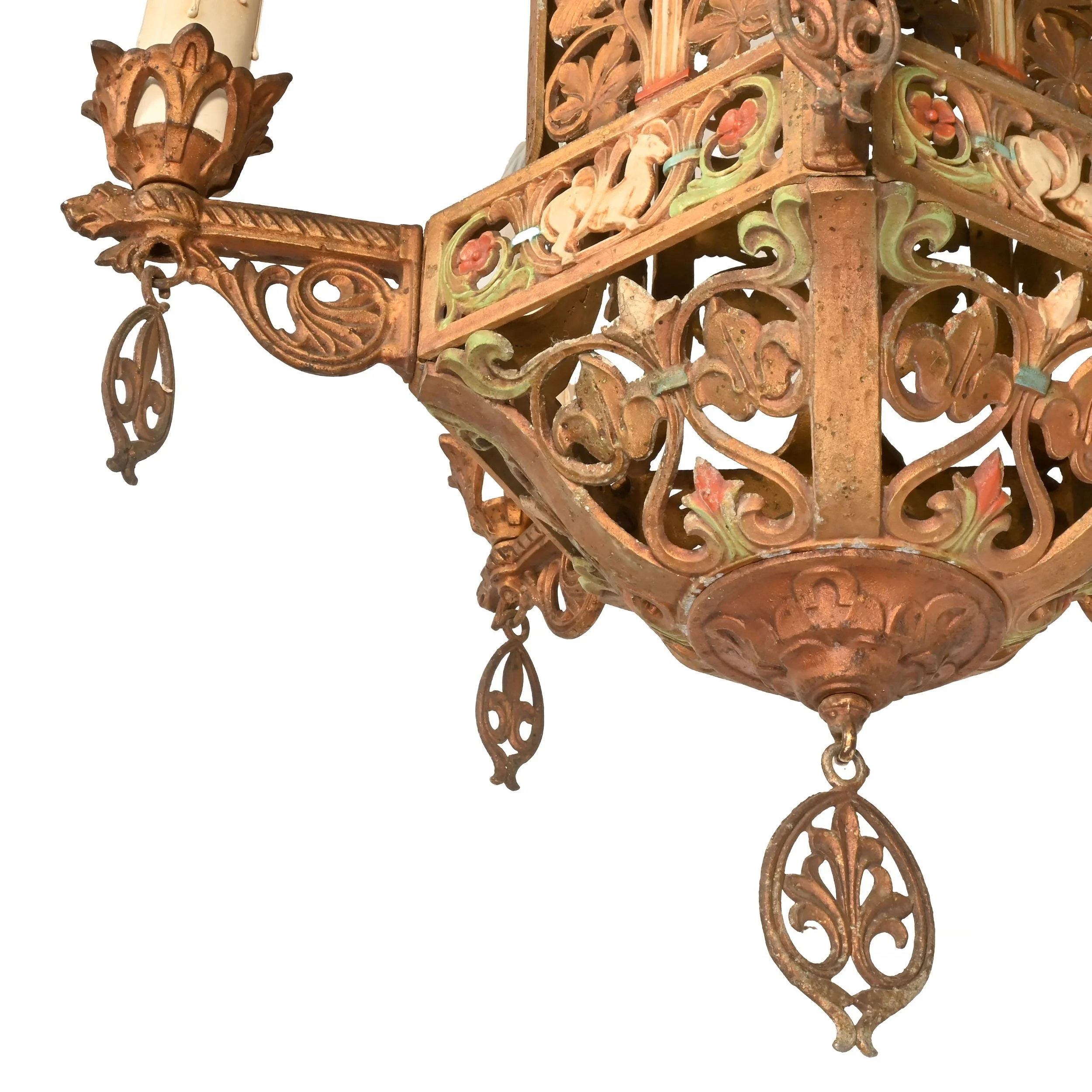 63202+polychrome+five+candle+chandelier+with+griffons+and+peacocks+4.jpg
