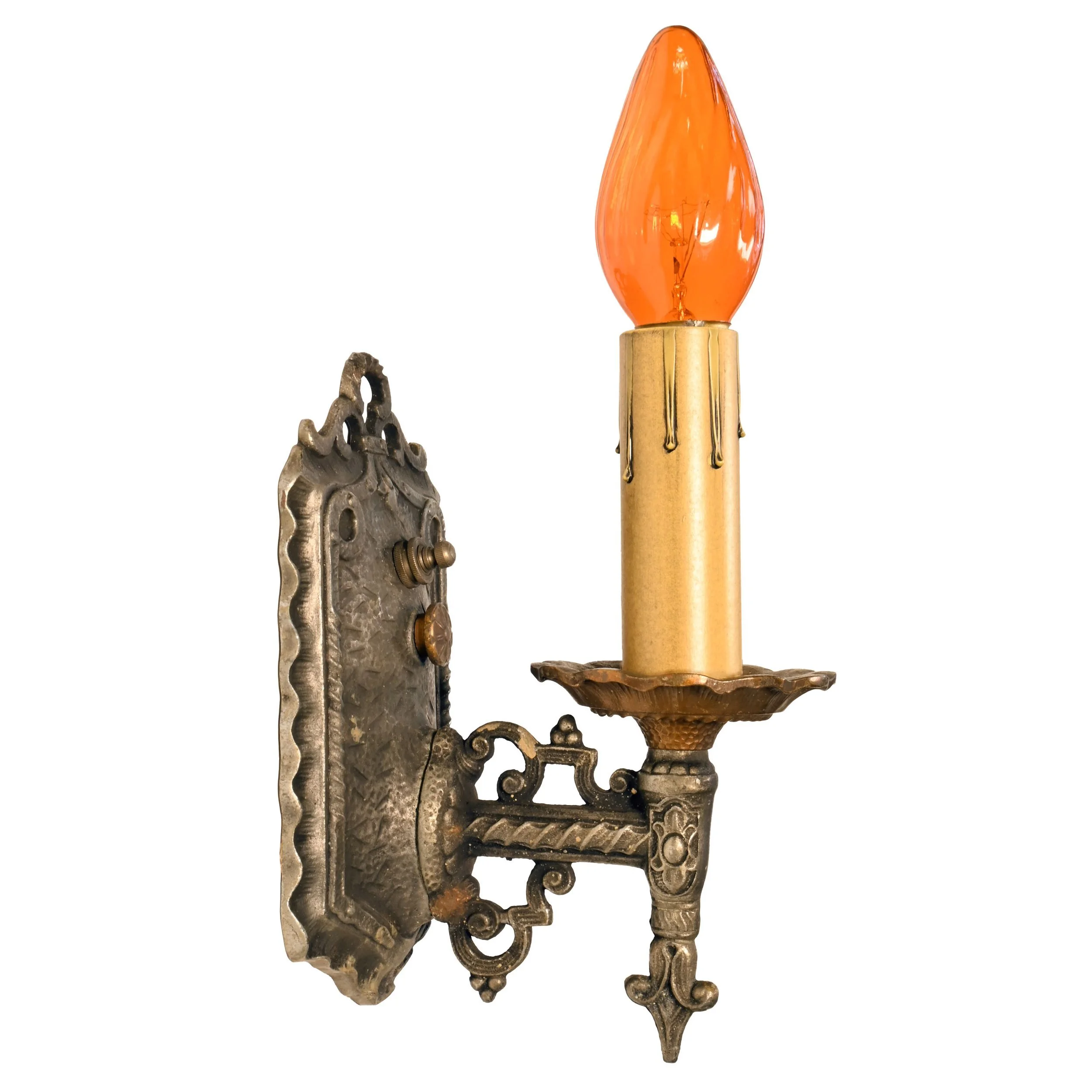 24017+pair+of+markel+cast+iron+single+candle+tudor+sconces+2.jpg