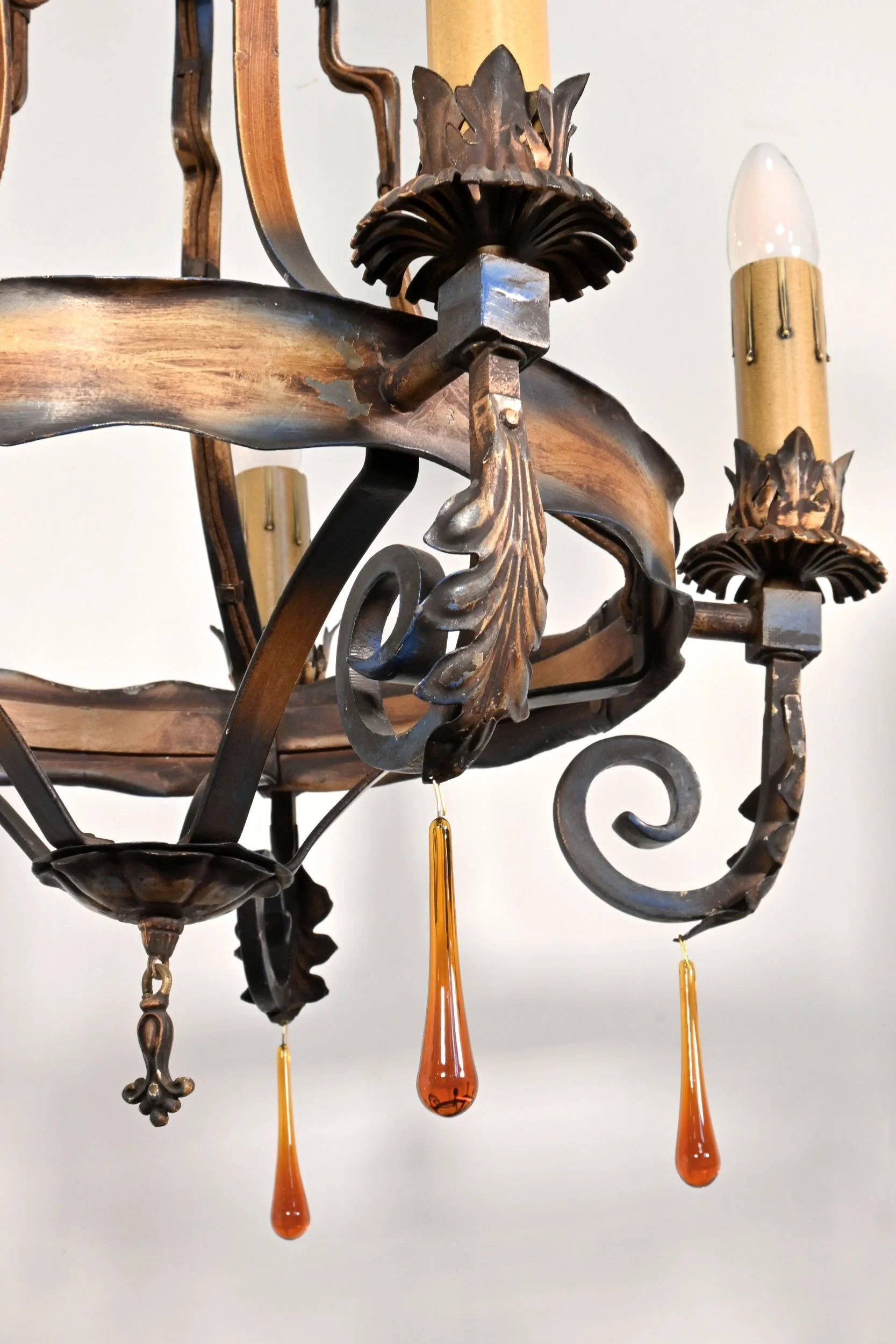 63179+blue+polychrome+five+candle+chandelier+with+amber+drops+2.jpg