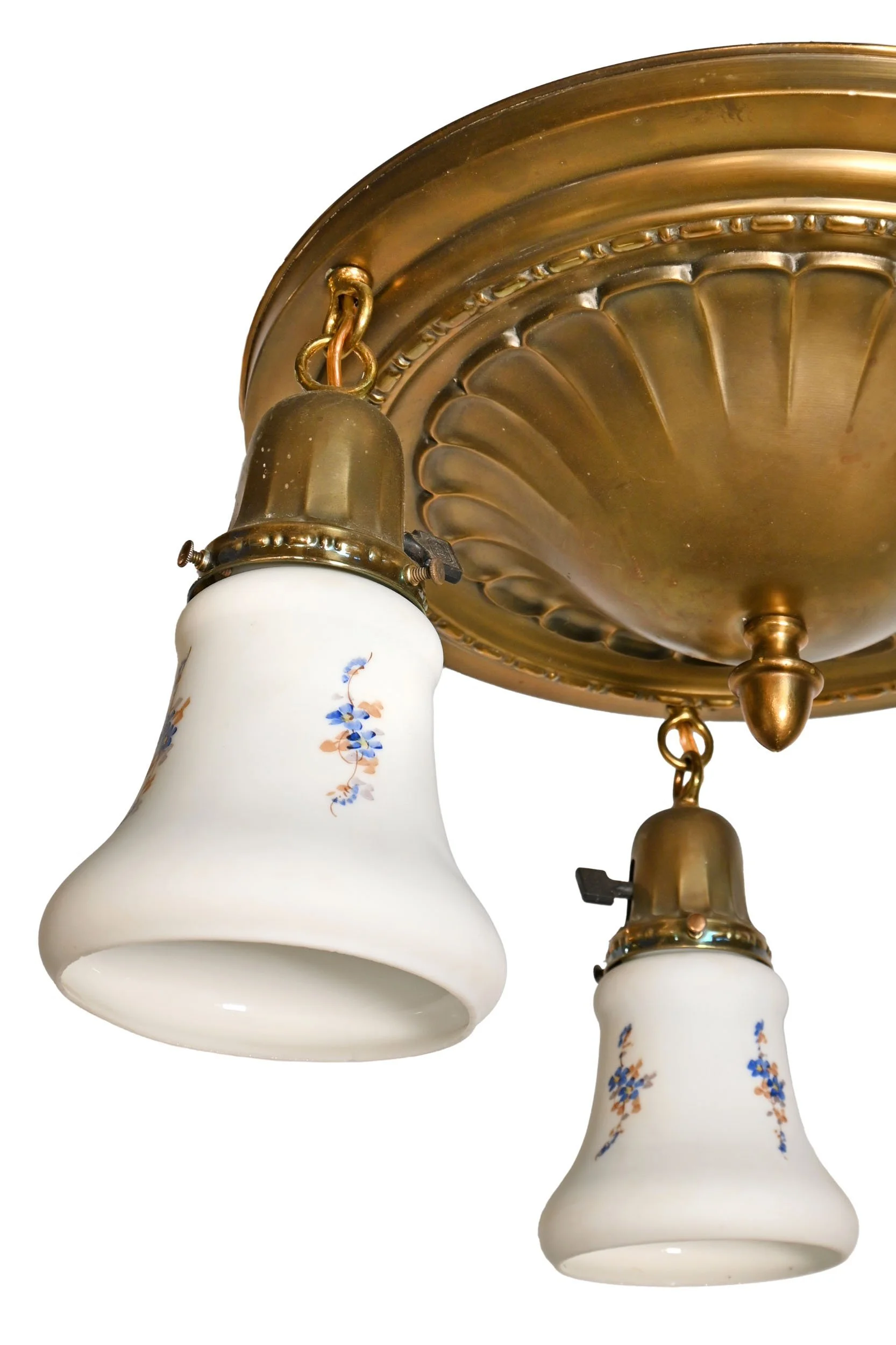 62939+three+light+brass+pan+flush+with+hand+painted+floral+shades+2.jpg