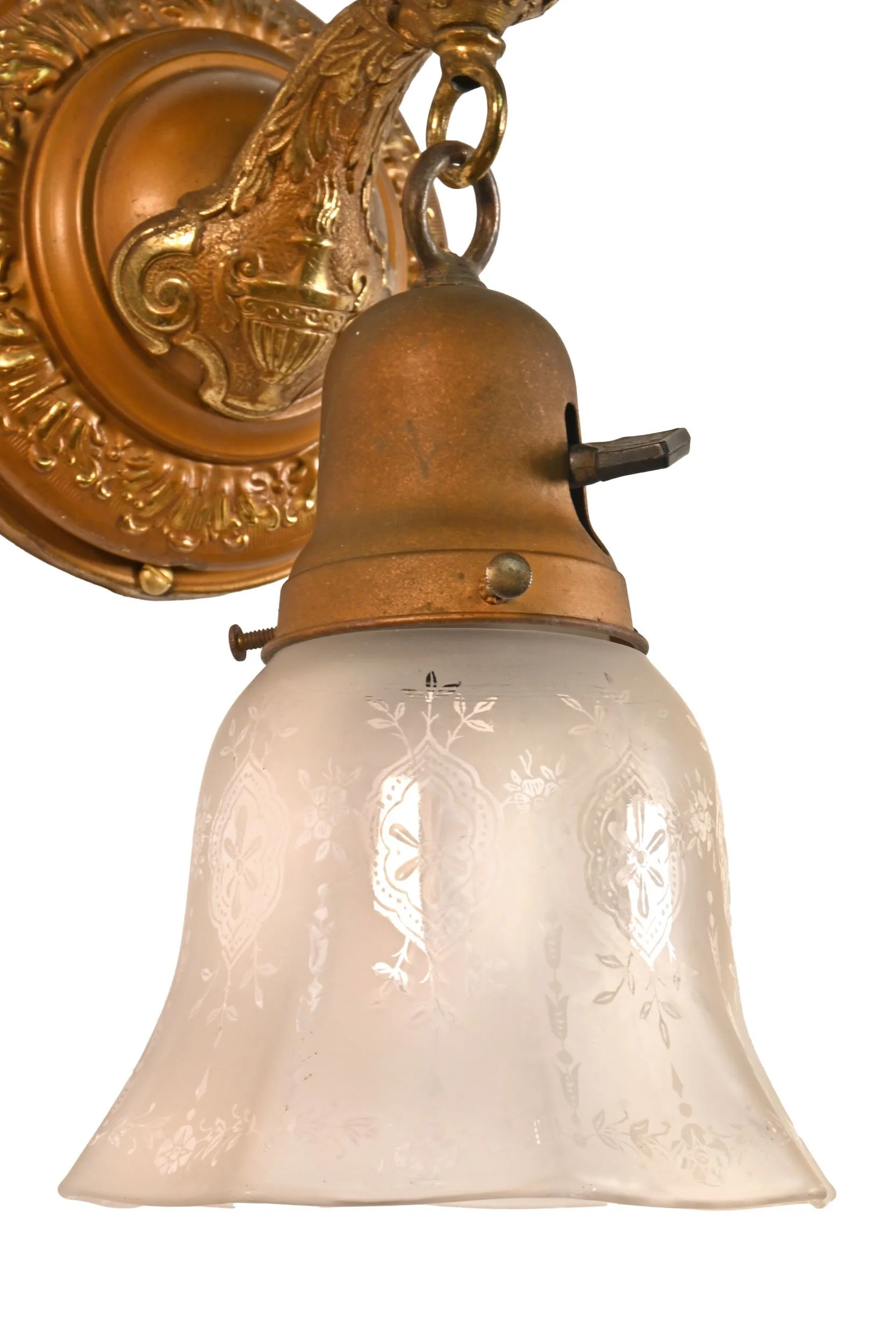 24061+stamped+brass+sconce+pair+with+urn+detail+and+etched+shades+4.jpg