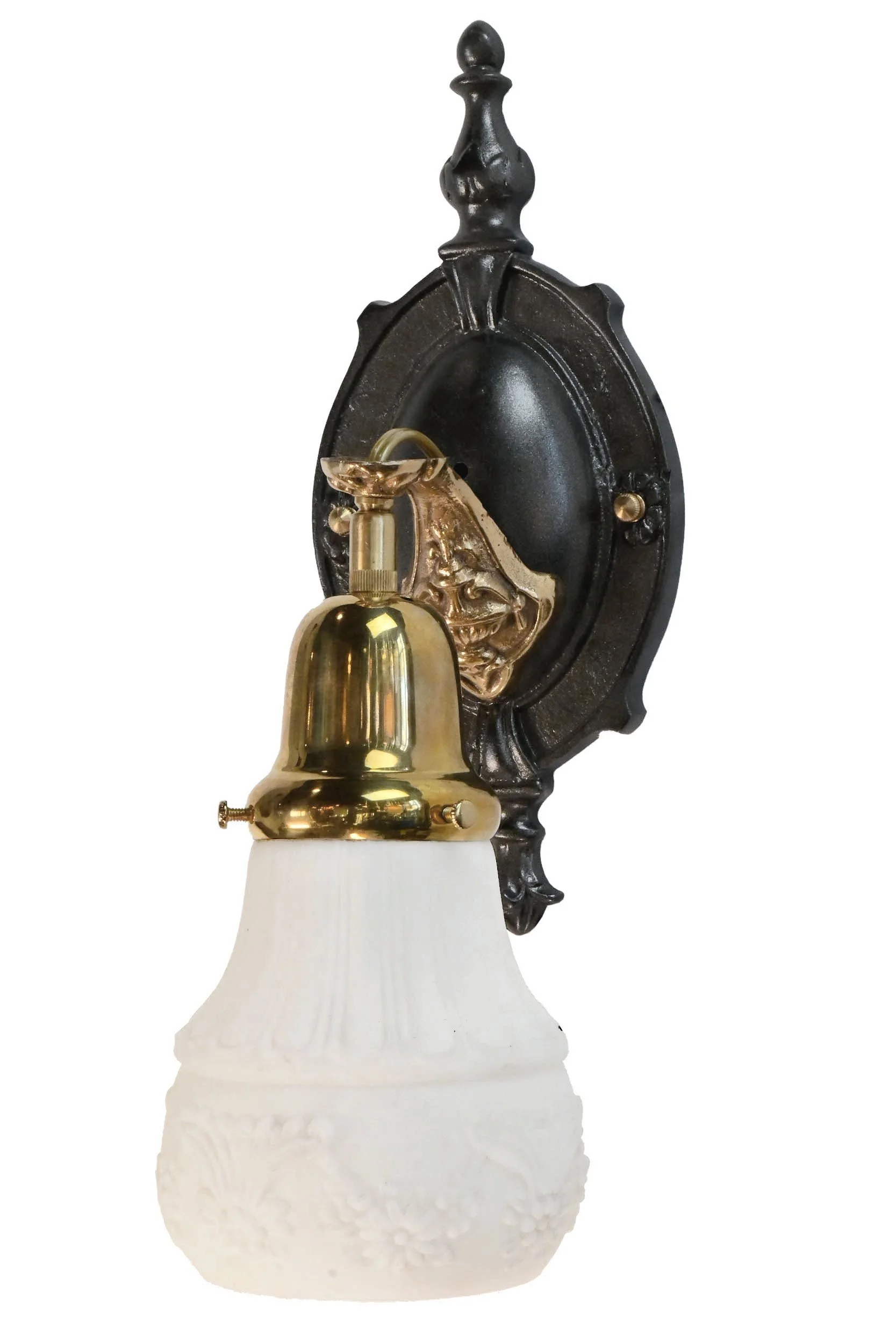 62507+pair+of+cast+iron+and+brass+sconces+with+milk+glass+shade+3.jpg