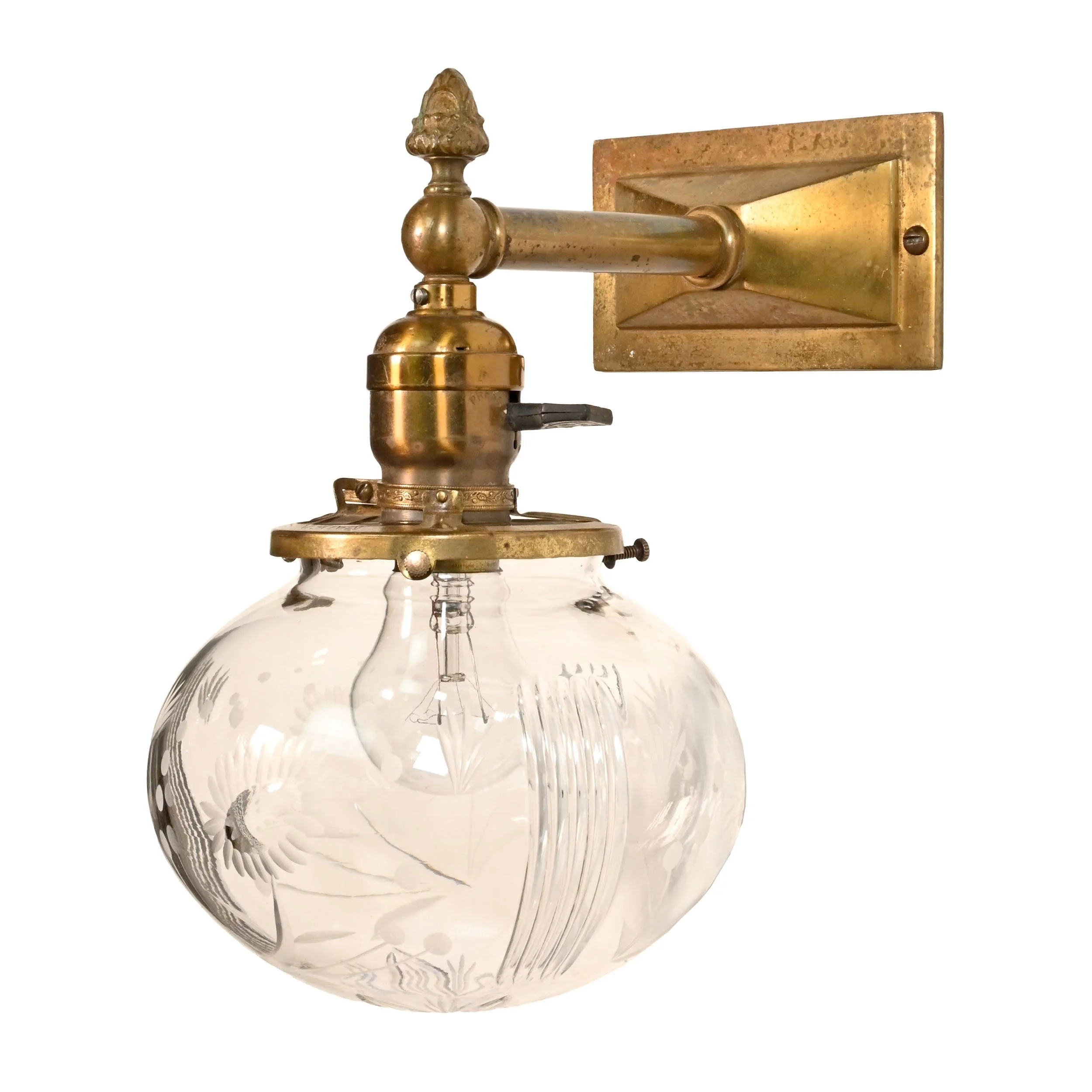 62964+pair+of+brass+rectangle+back+sconces+with+clear+cut+globe+3.jpg