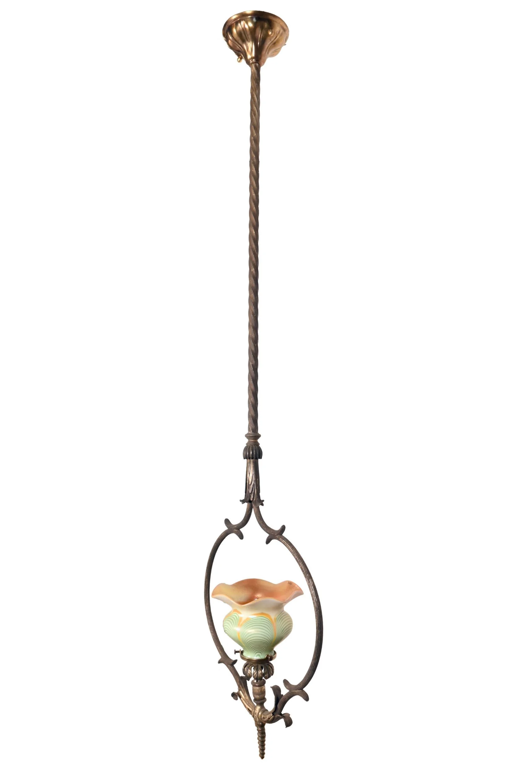 62063+early+pendant+with+steuben+dragged+loop+art+glass+shade+3.jpg