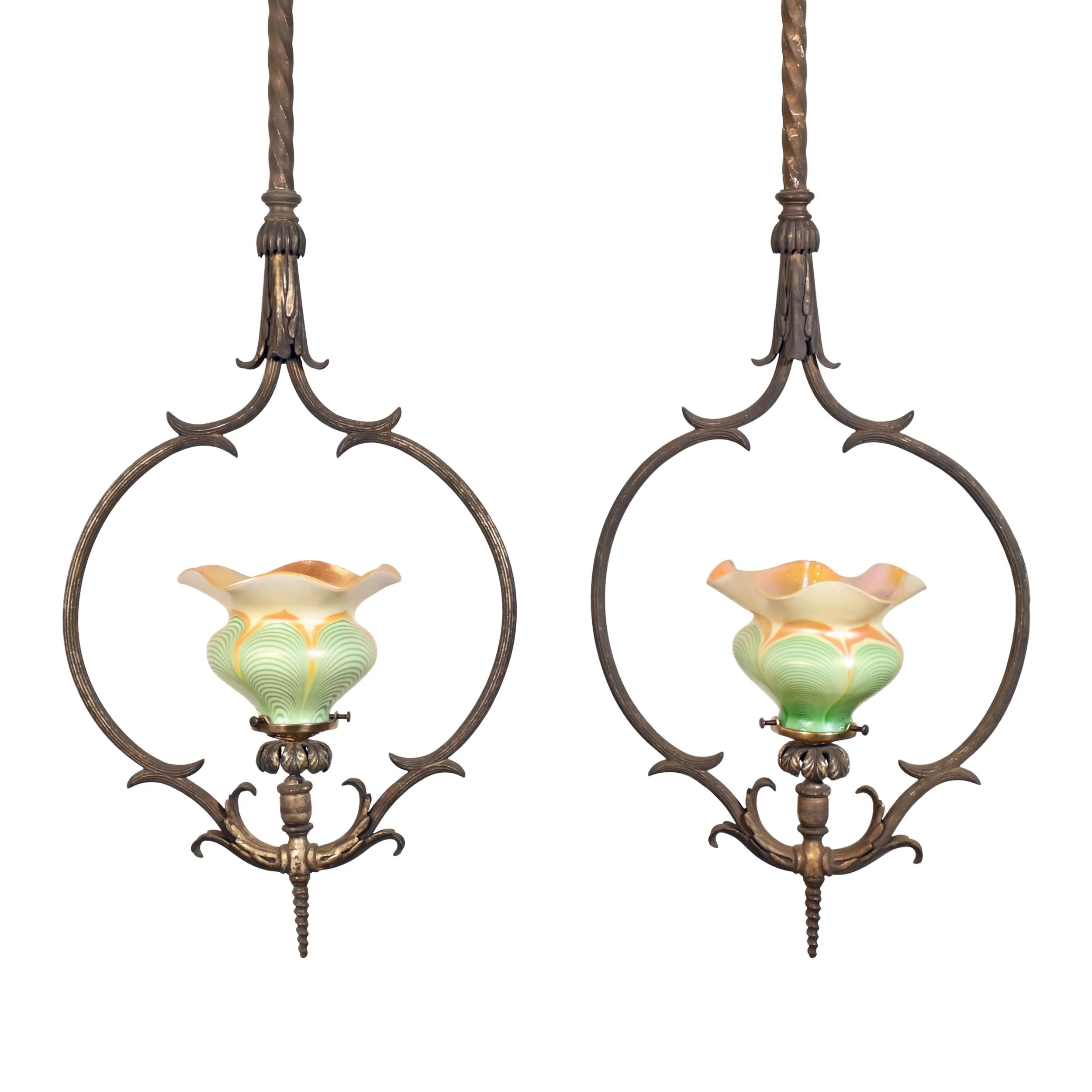 62063+early+pendant+with+steuben+dragged+loop+art+glass+shade+5.jpg