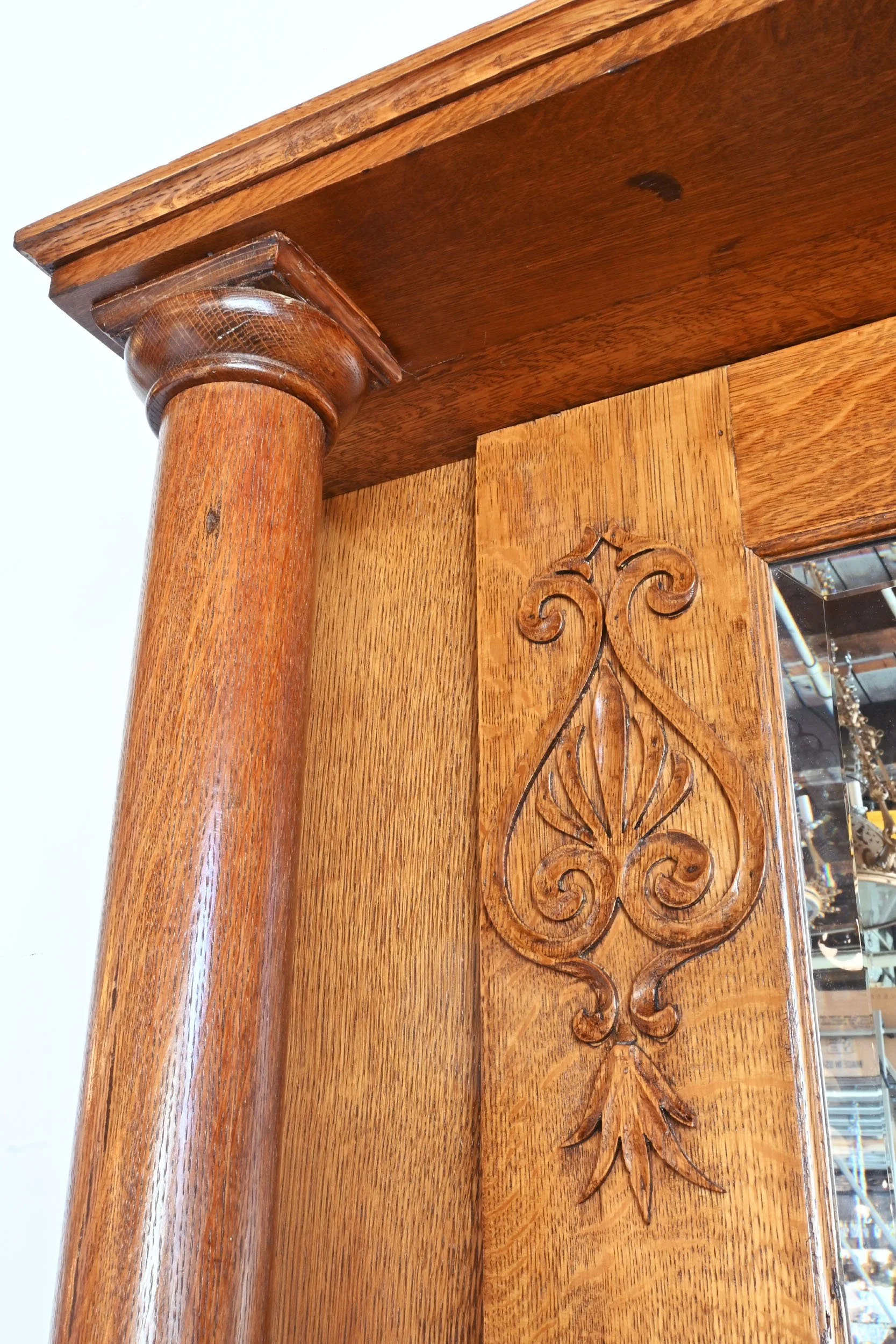 24159+quartersawn+full+height+mantle+with+beveled+mirror+and+columns+4.jpg