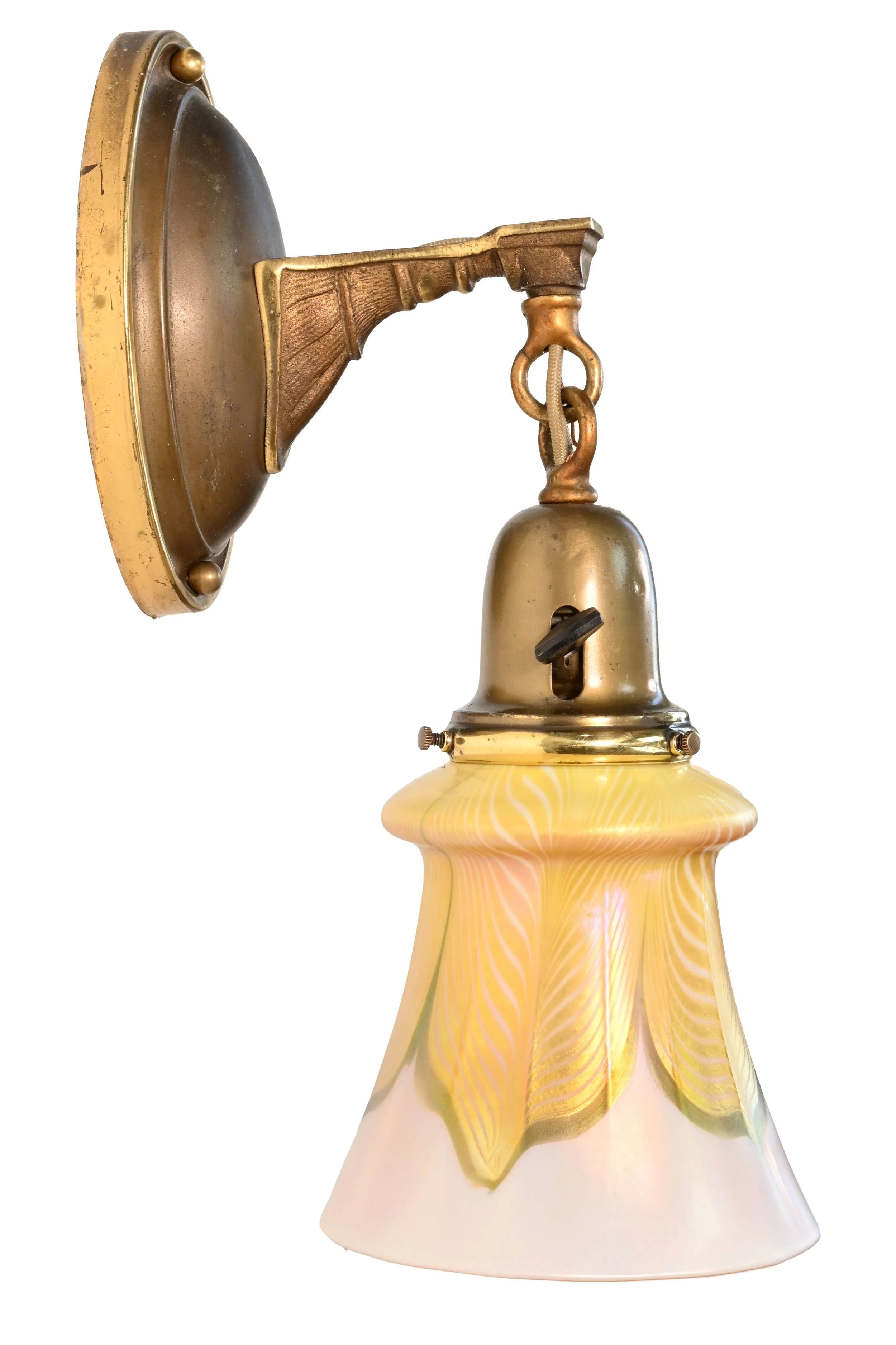 61129+brass+federal+sconce+with+pulled+feather+art+glass+shade+2.jpg