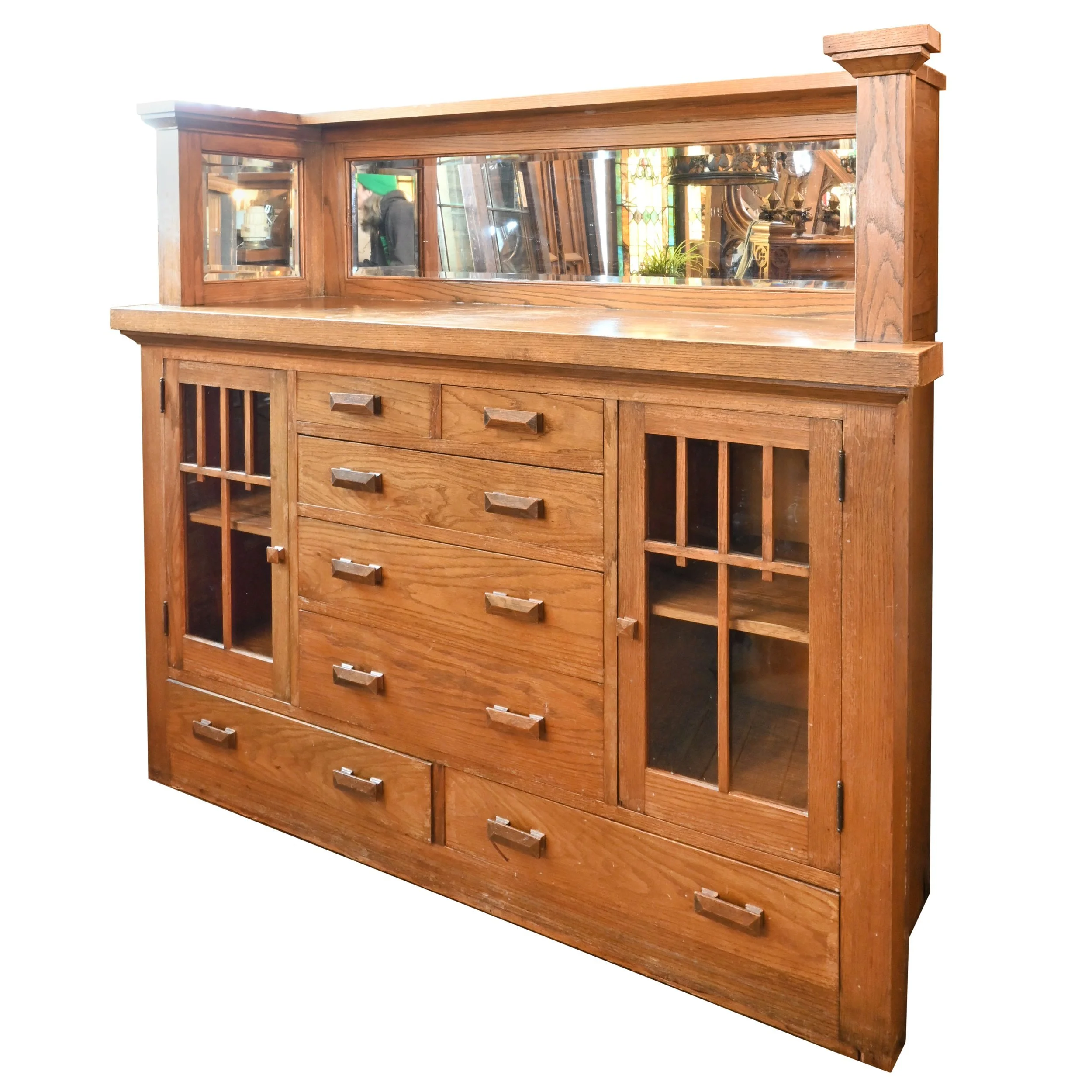 24183+short+golden+oak+mission+buffet+with+wooden+pulls+and+three+beveled+mirrors+2.jpg
