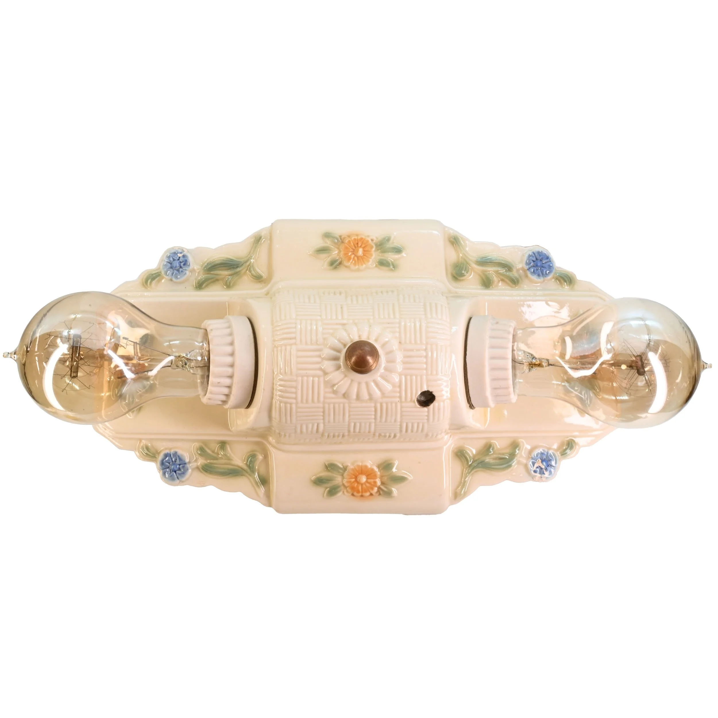 24150+two+bulb+porcelain+flushmount+with+yellow+and+blue+flowers+3.jpg