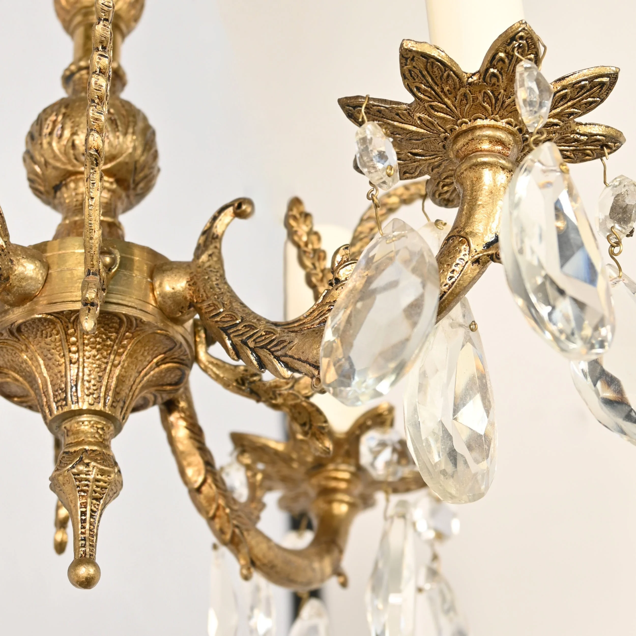 24218+small+brass+four+candle+spanish+chandelier+with+teardrop+crystals+4.jpg