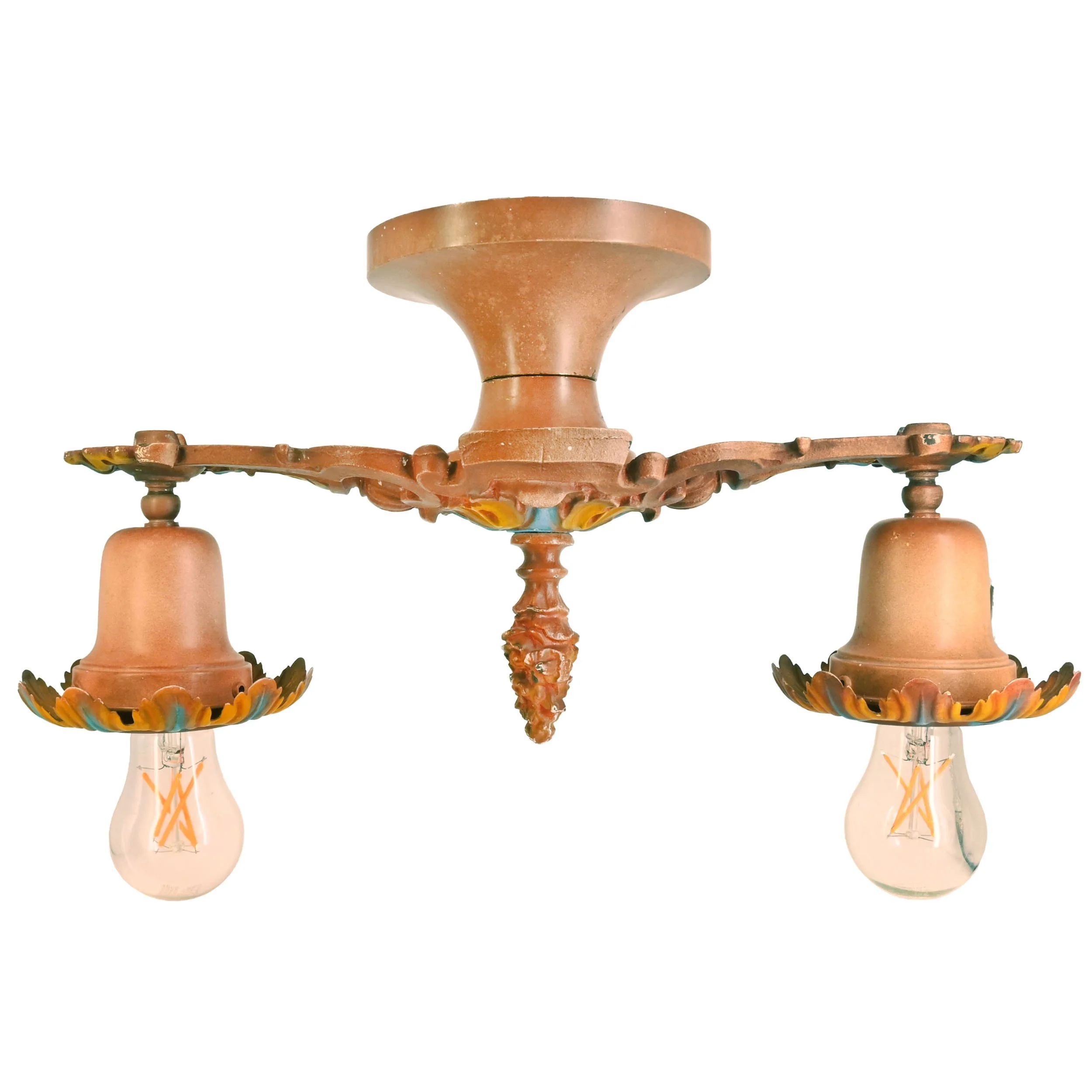 24243+cast+iron+polychrome+two+bare+bulb+flushmount+1.jpg