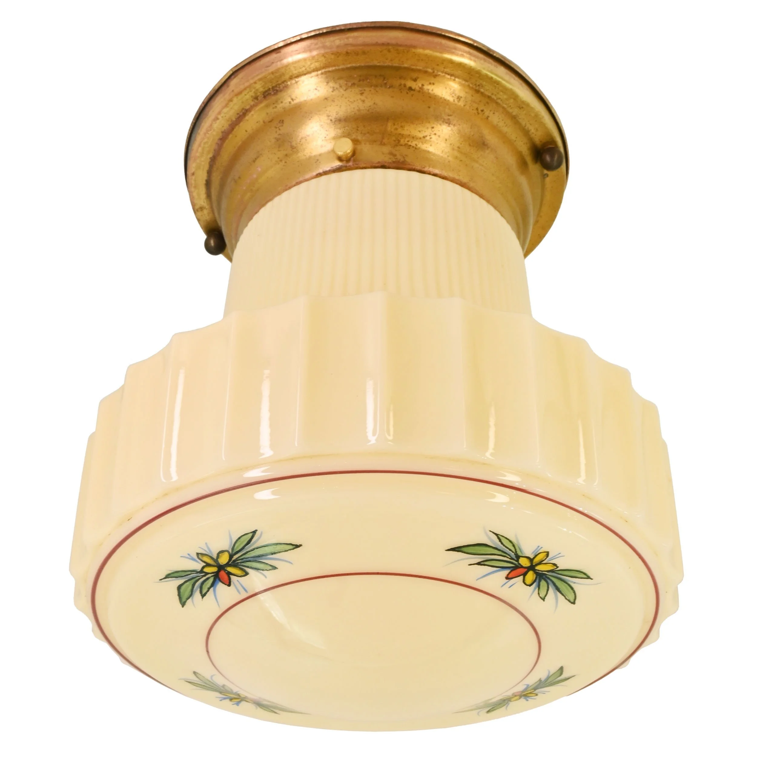 24252+deco+custard+floral+shade+on+brass+flush+fixture+2.jpg