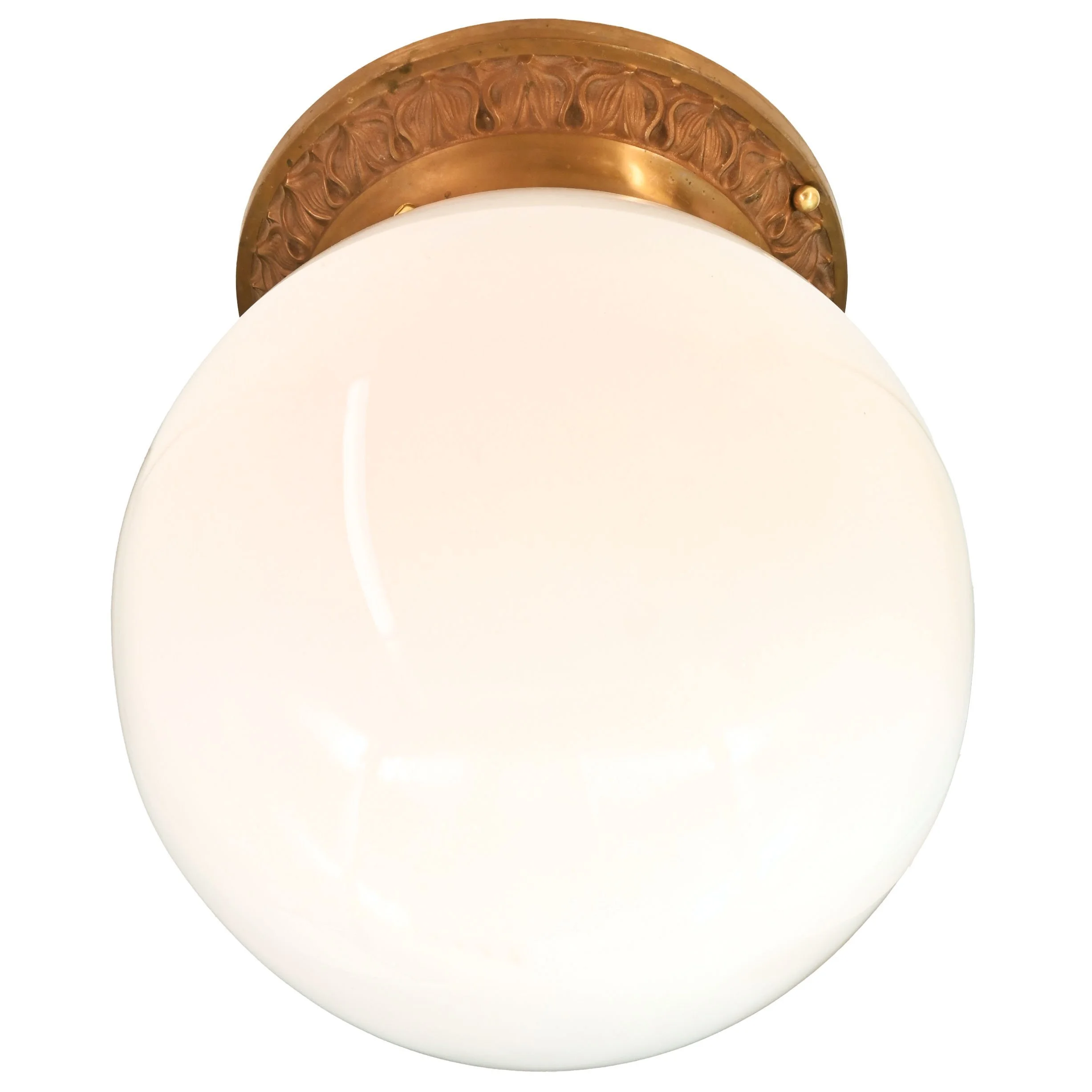 24249+cast+brass+lambstongue+flushmount+with+white+glass+globe+2.jpg