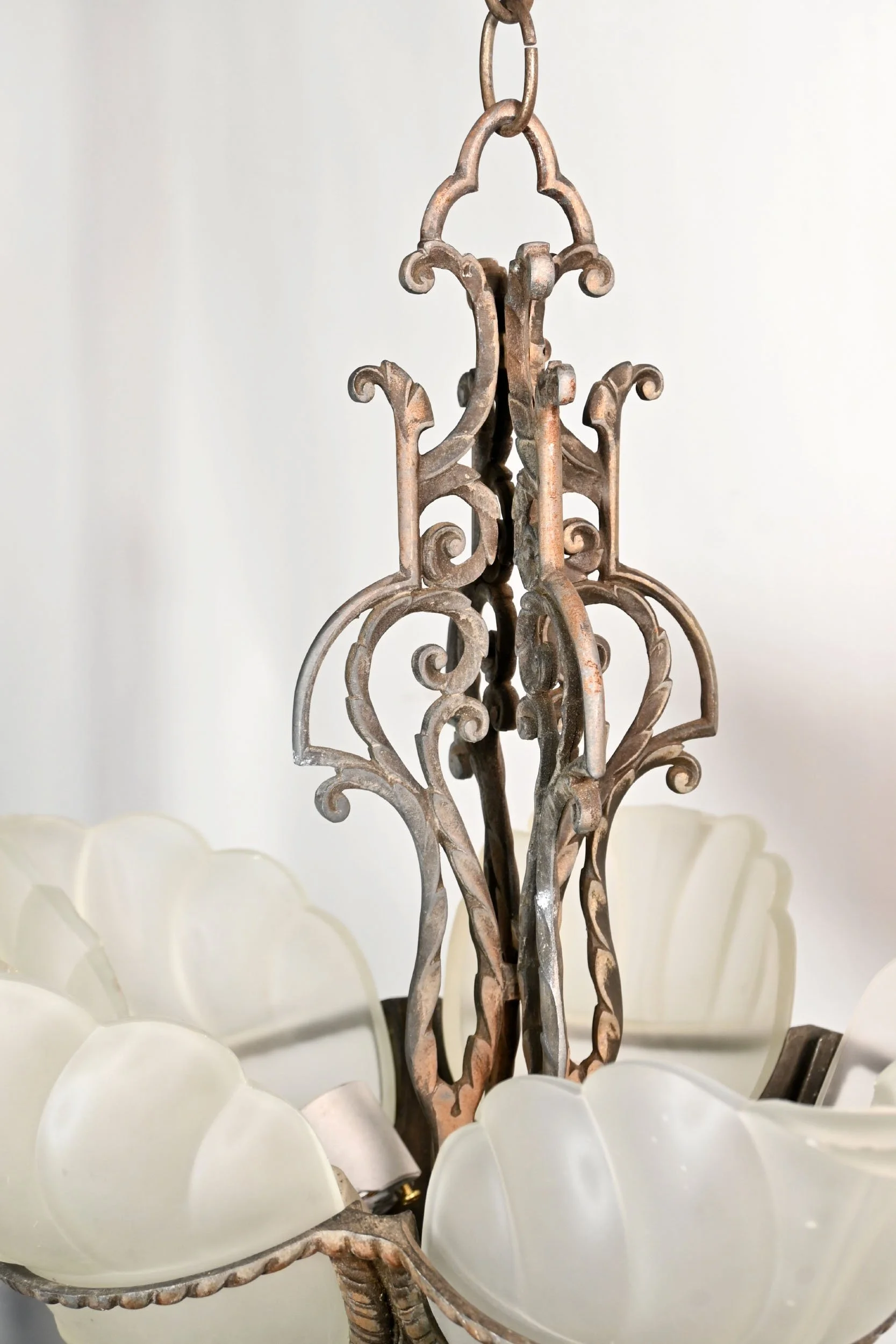 24284+cast+aluminum+art+deco+five+light+frosted+slip+shade+chandelier+2.jpg
