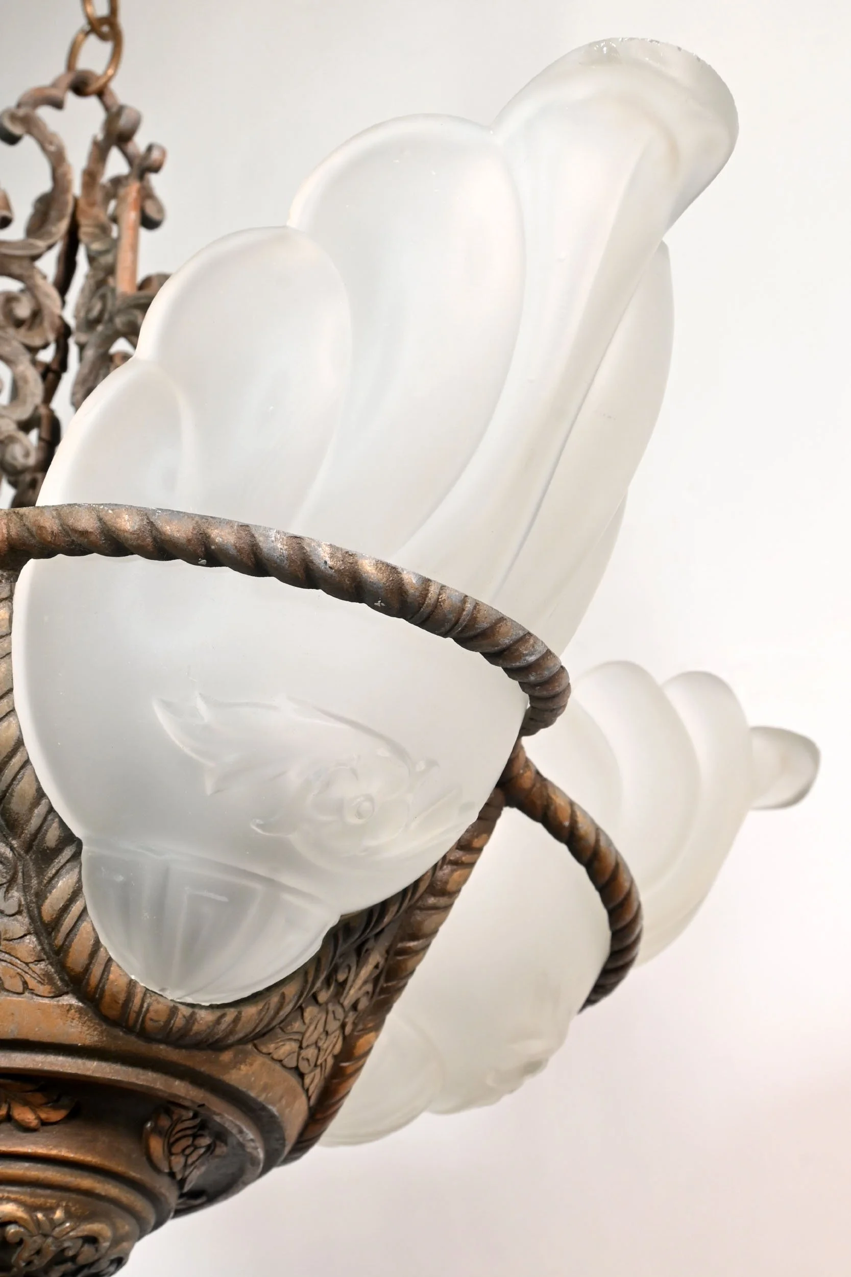 24284+cast+aluminum+art+deco+five+light+frosted+slip+shade+chandelier+4.jpg
