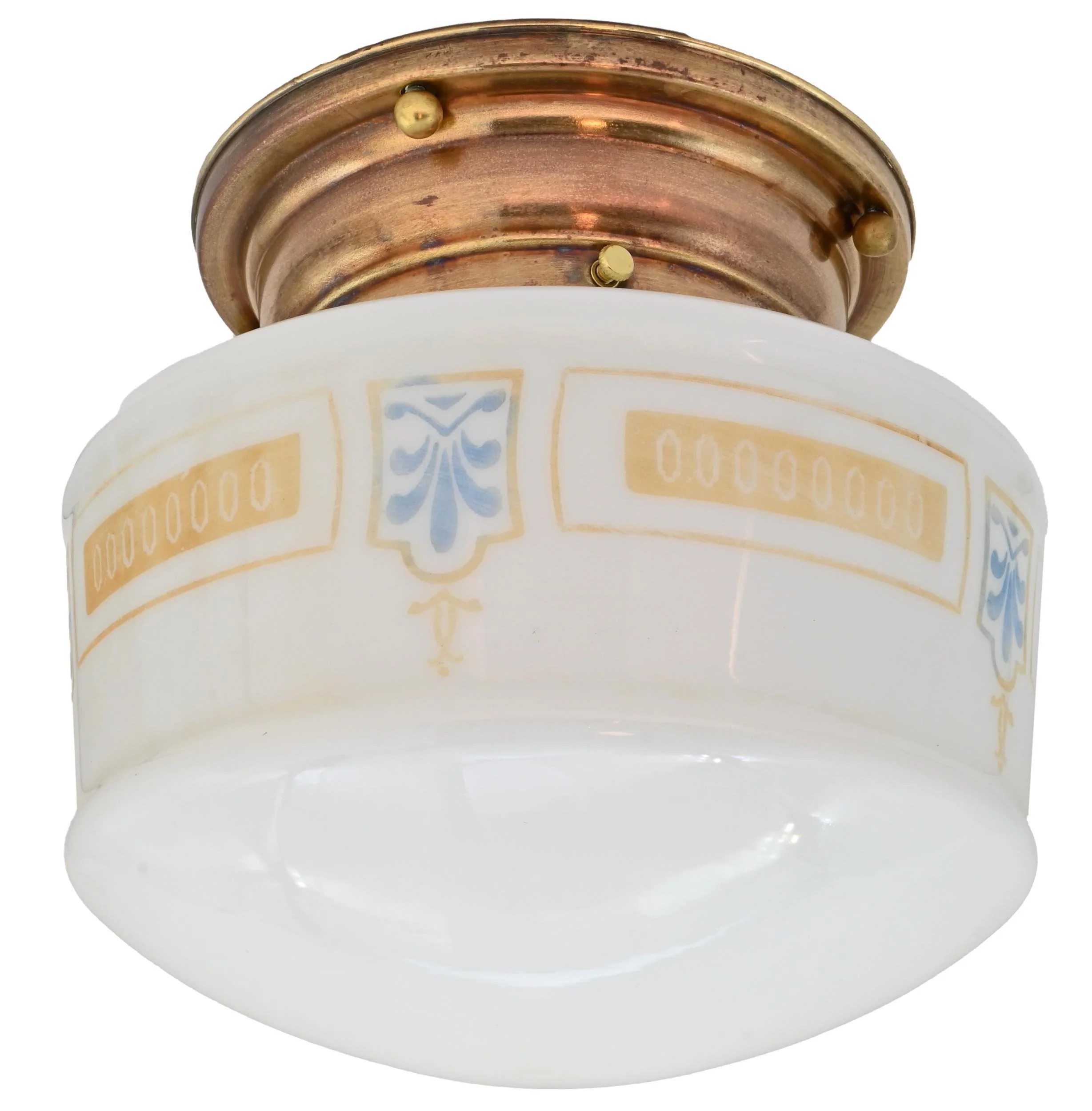 24344+copper+gilt+flush+with+stenciled+shade+2.jpg