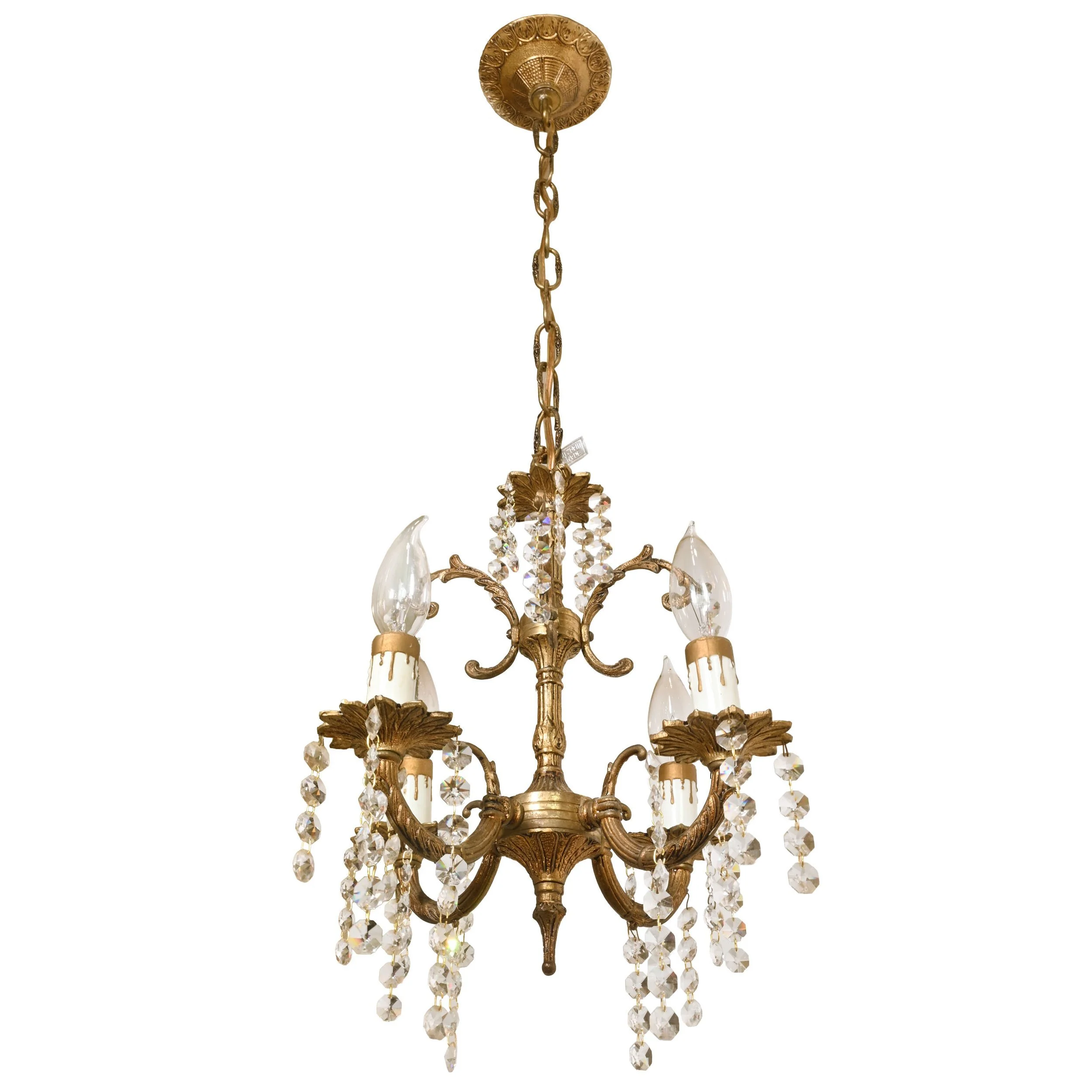 24415+petite+spanish+brass+four+candle+chandelier+wtih+showering+crystals+2.jpg