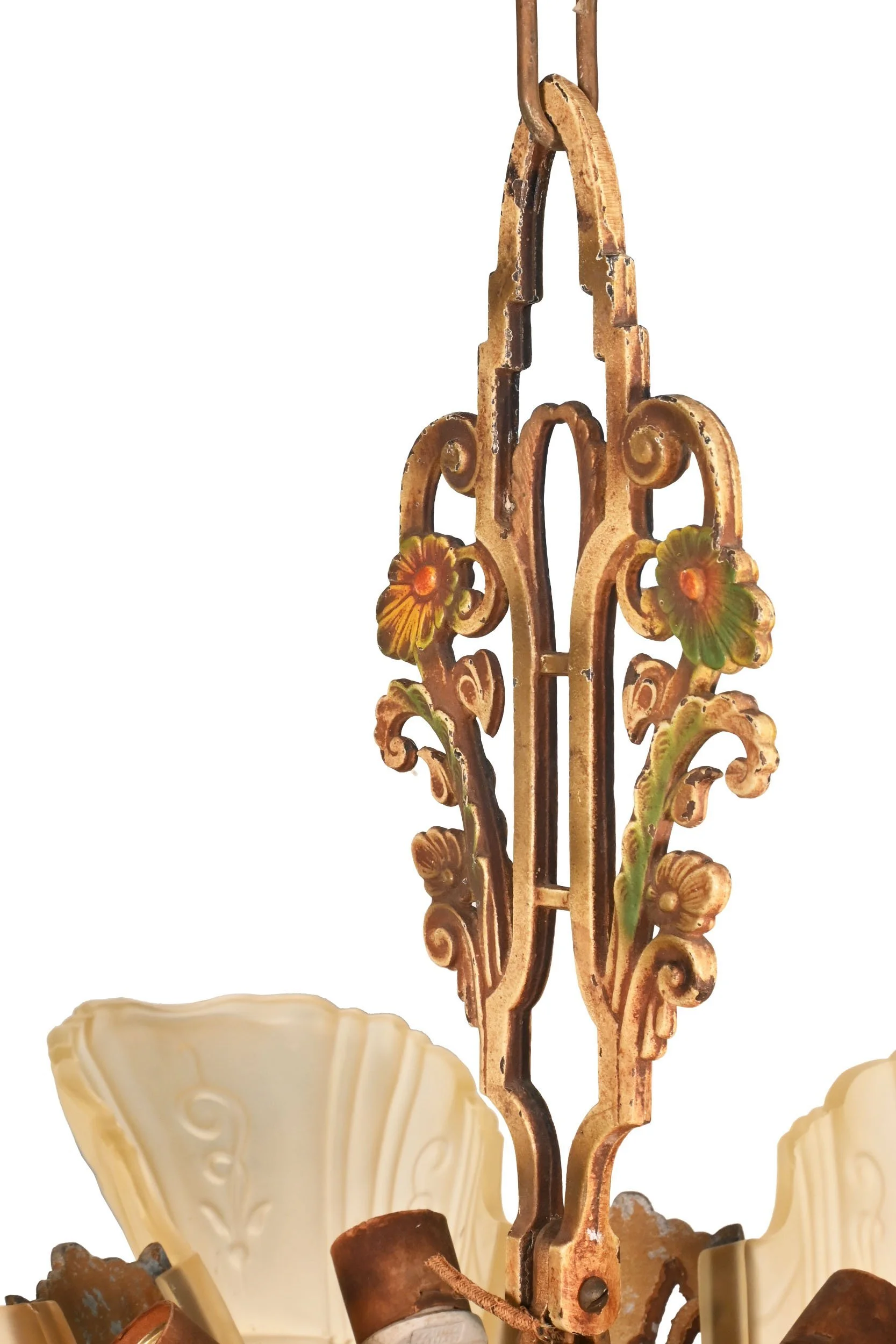 24420+polychrome+chandelier+with+five+frosted+amber+slip+shades+4.jpg