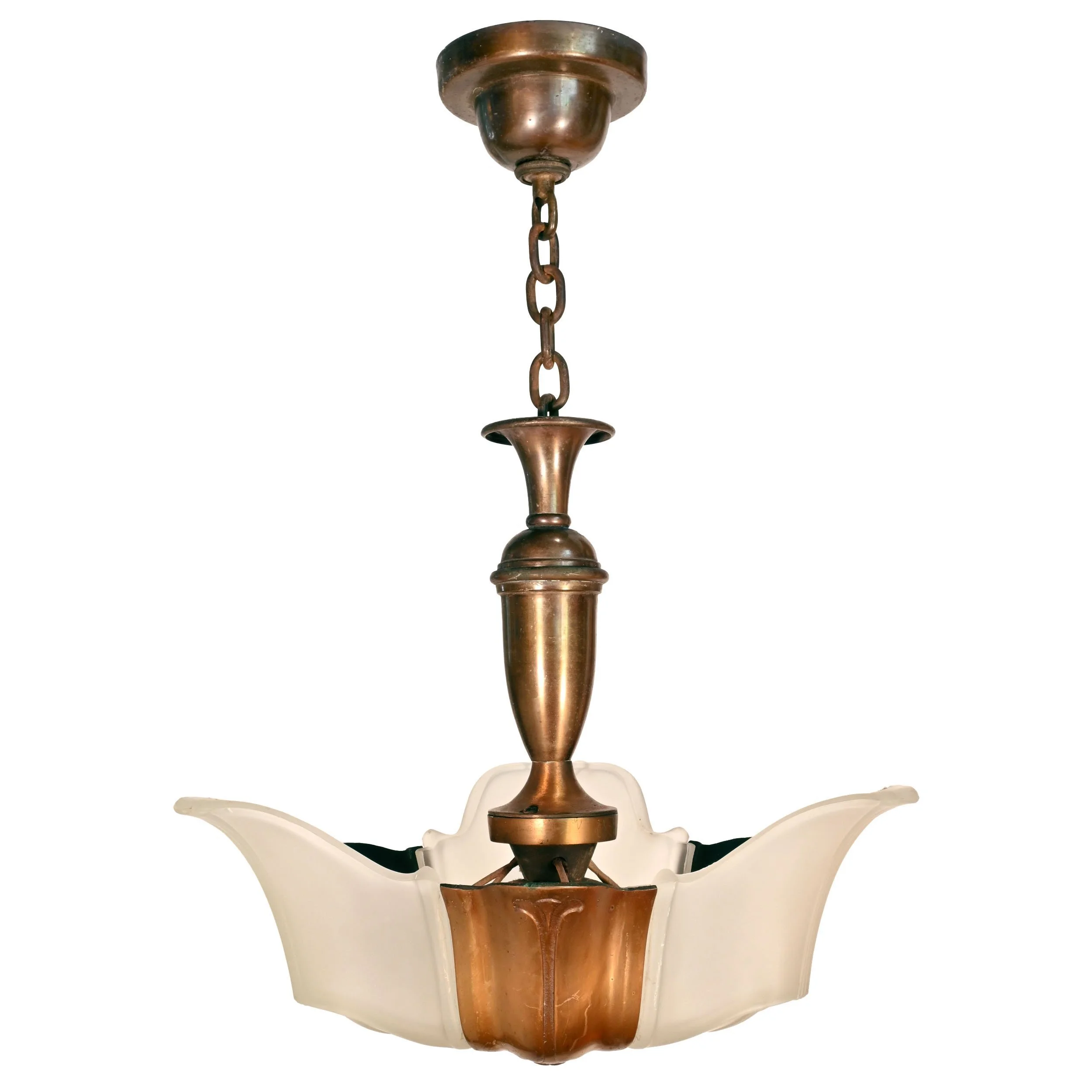 24419+art+deco+bronze+three+frosted+slip+shade+chandelier+1.jpg