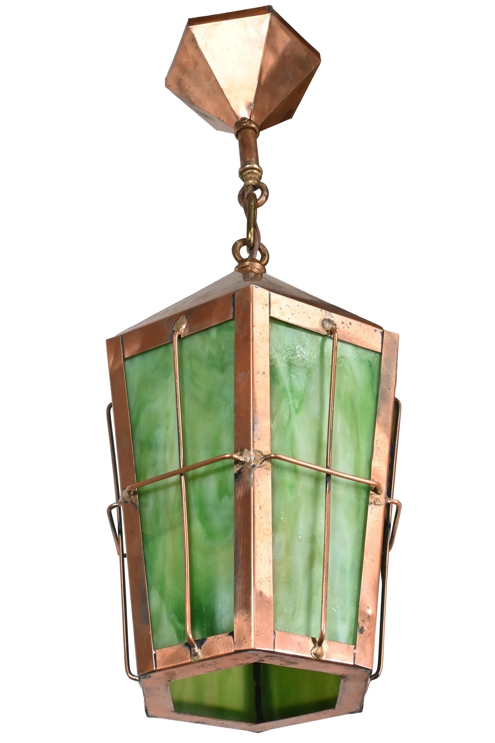 24421+copper+porch+pendant+green+slag+glass+1.jpg
