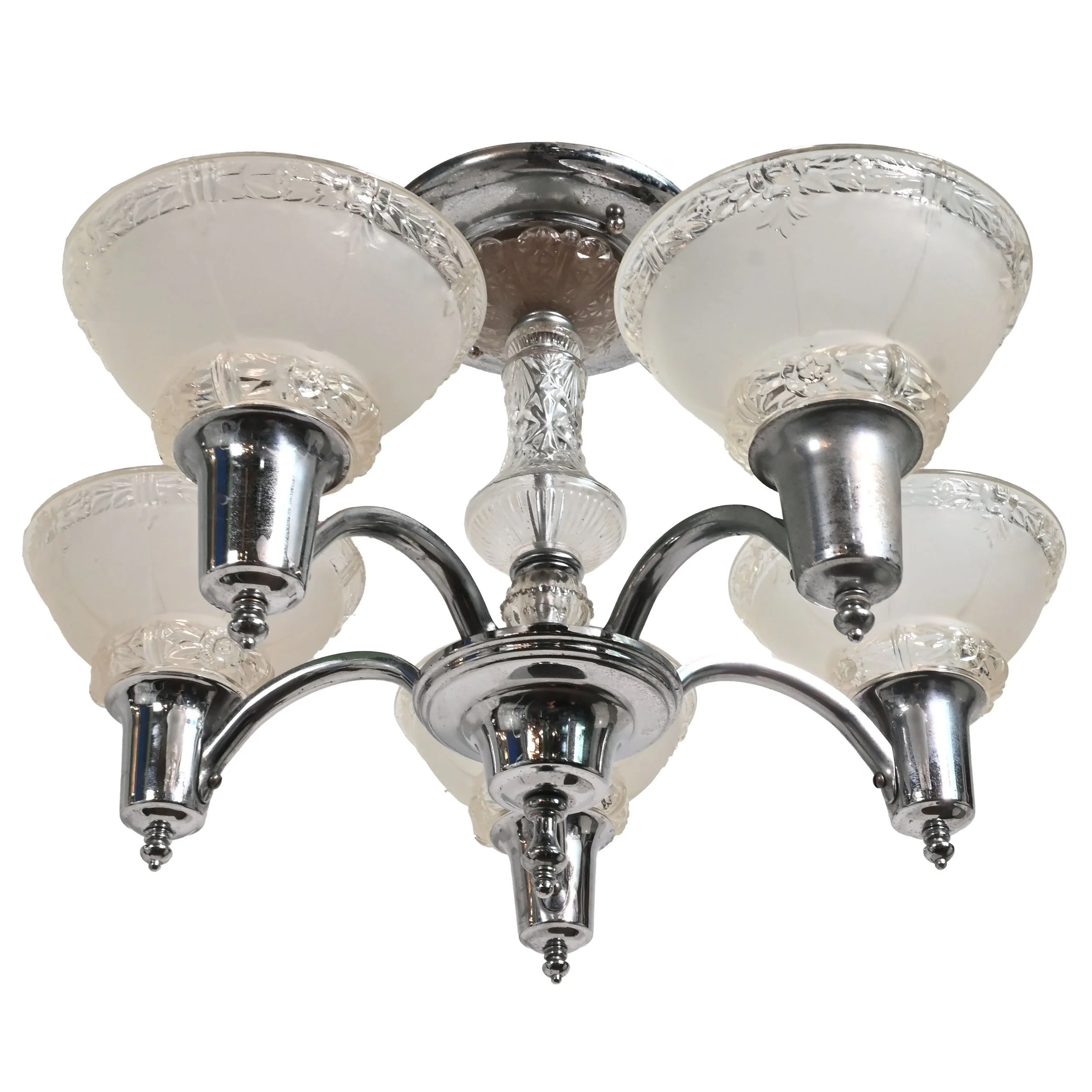 24366+chrome+and+glass+five+light+chandelier+with+molded+glass+shades+2.jpg
