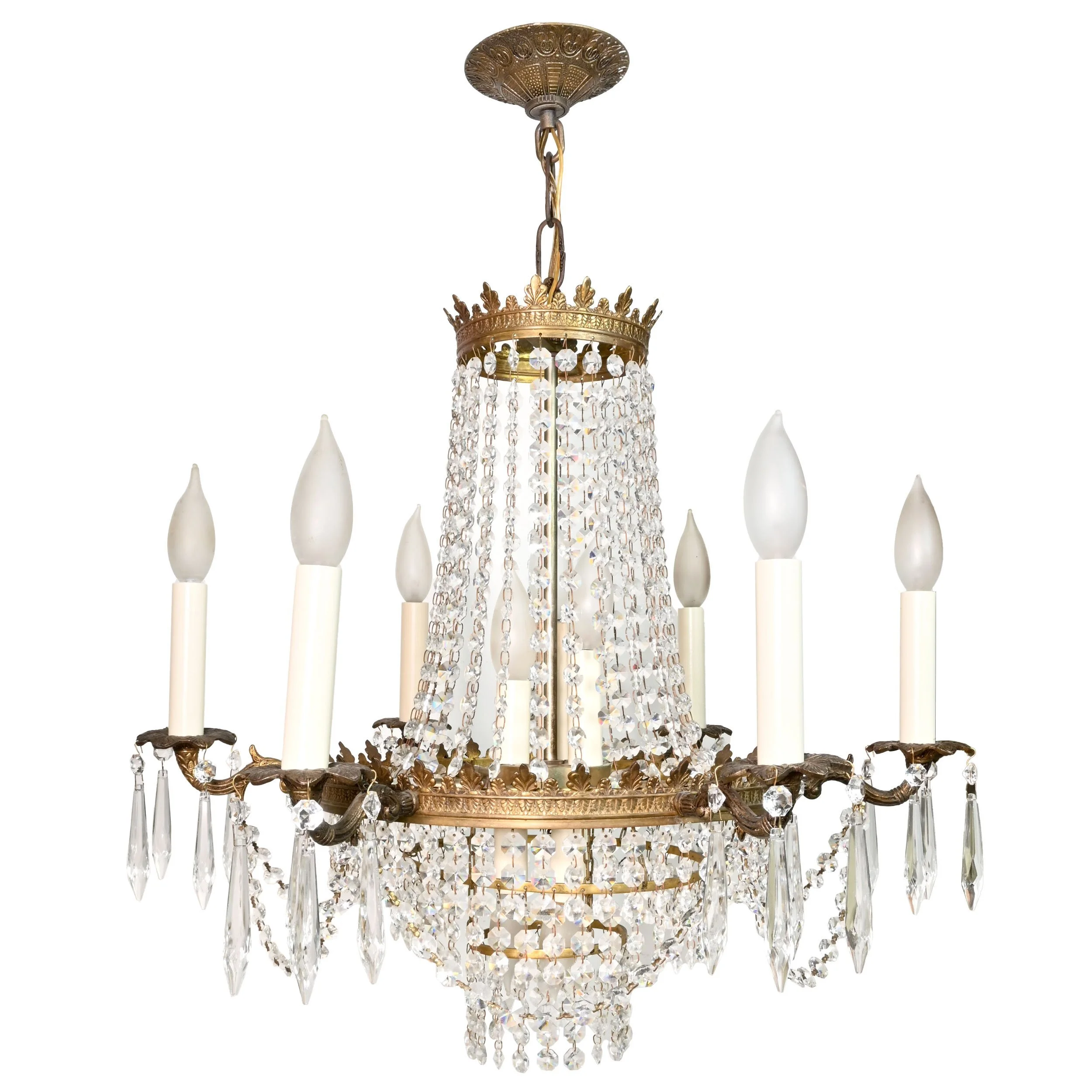 24452+six+candle+spanish+brass+chandelier+with+draped+crystal+1.jpg