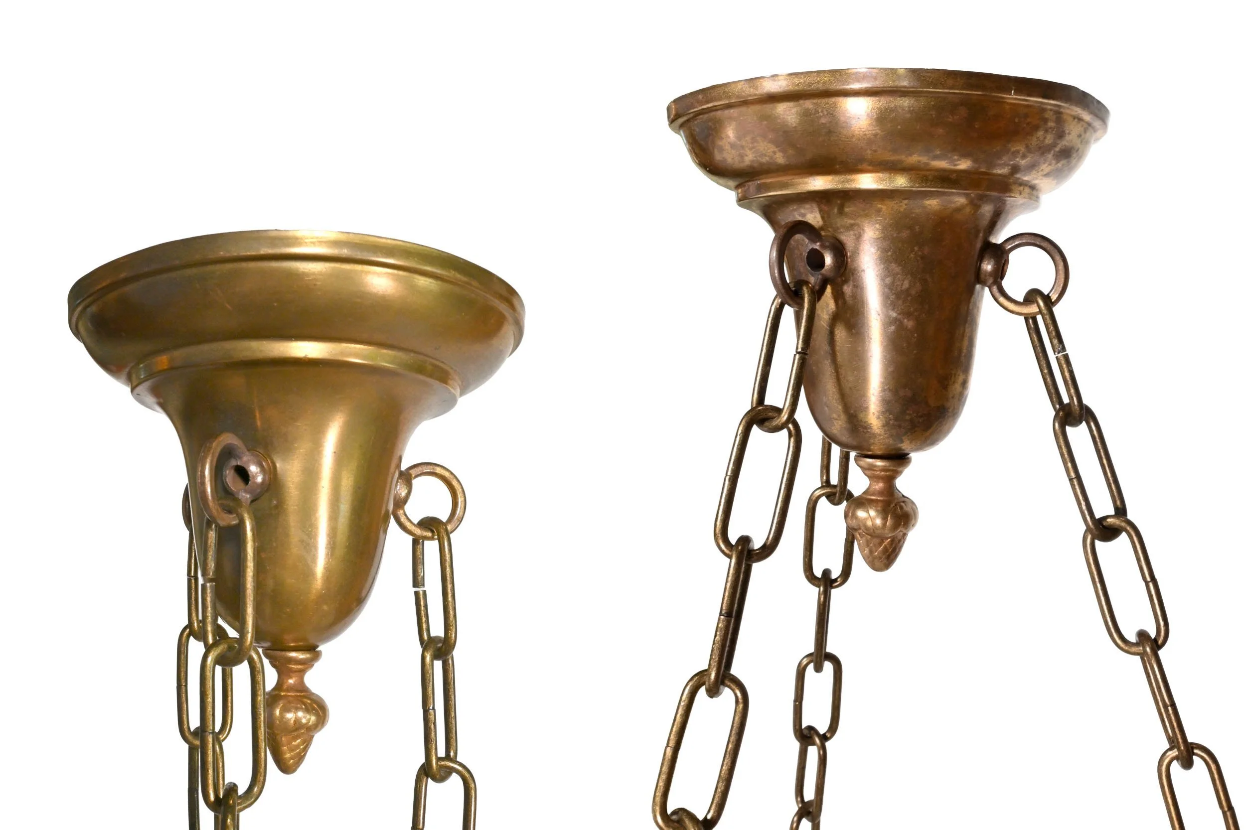 24359+large+ornate+white+glass+bowl+with+garland+on+brass+three+chain+fixture+3.jpg