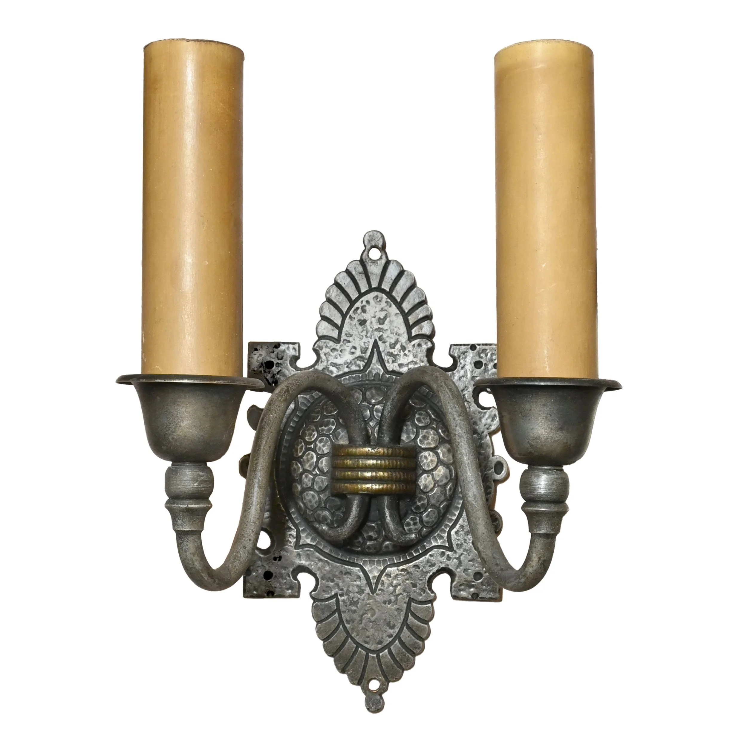 24533+oscar+bach+cut+hammered+bronze+two+candle+sconce+1.jpg