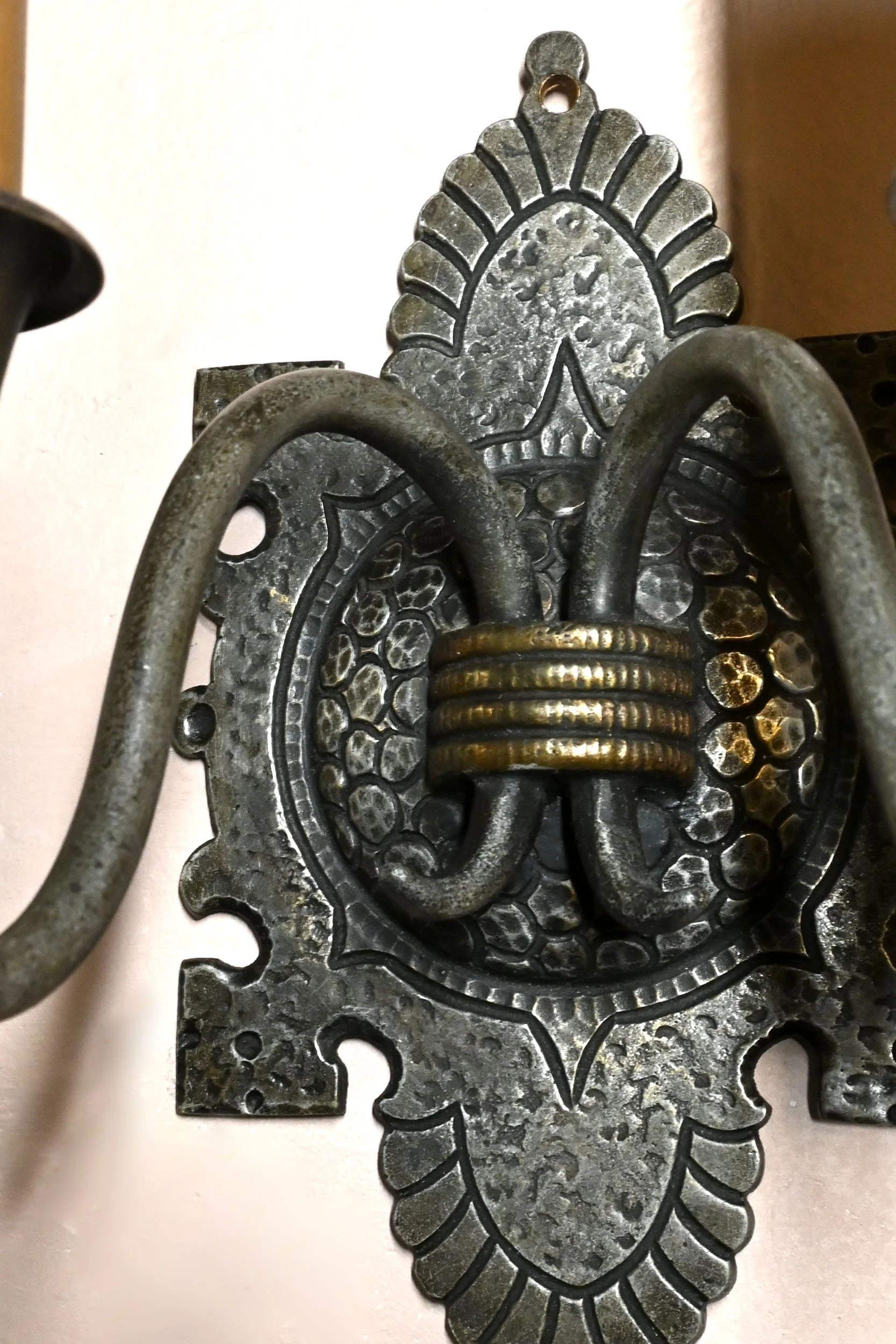 24533+oscar+bach+cut+hammered+bronze+two+candle+sconce+3.jpg