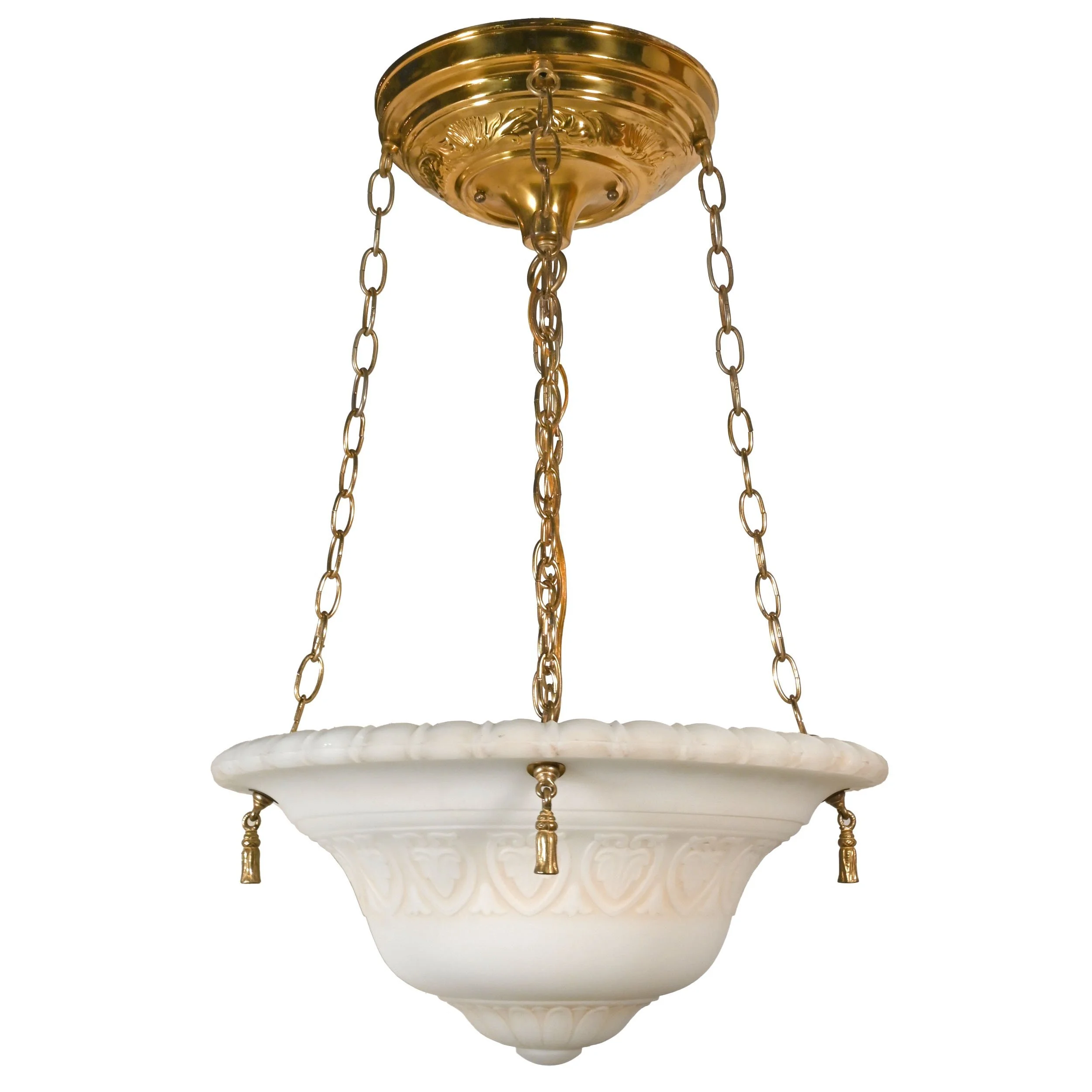 24496+white+cast+glass+four+chain+bowl+chandelier+1.jpg