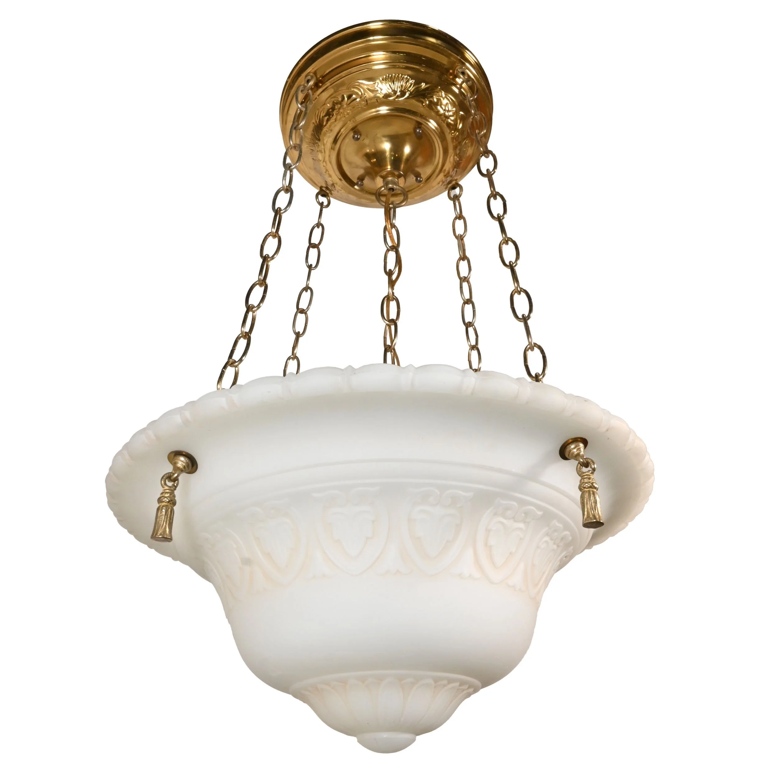 24496+white+cast+glass+four+chain+bowl+chandelier+2.jpg