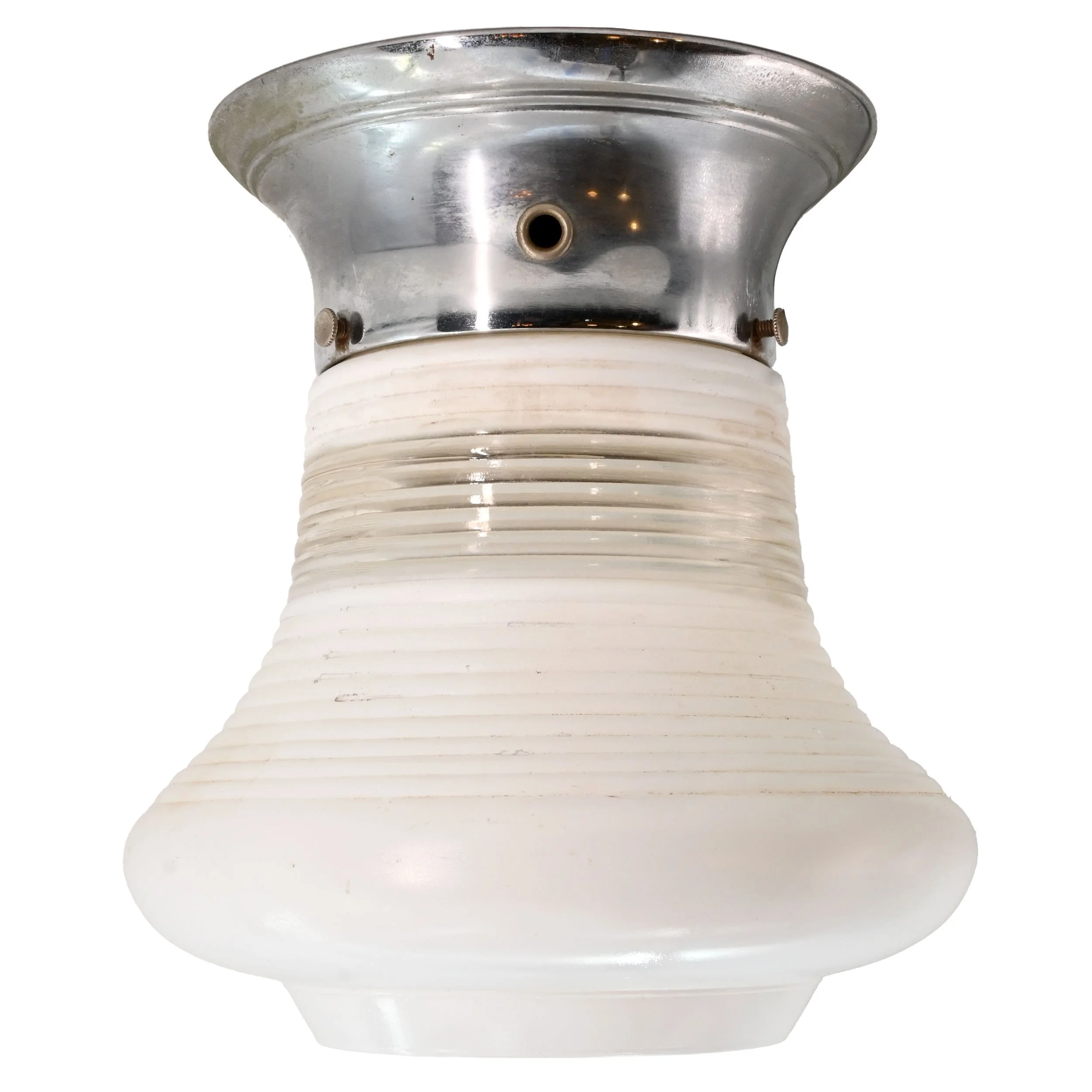 24626+clear+and+white+tall+deco+shade+on+nickel+fitter+1.jpg