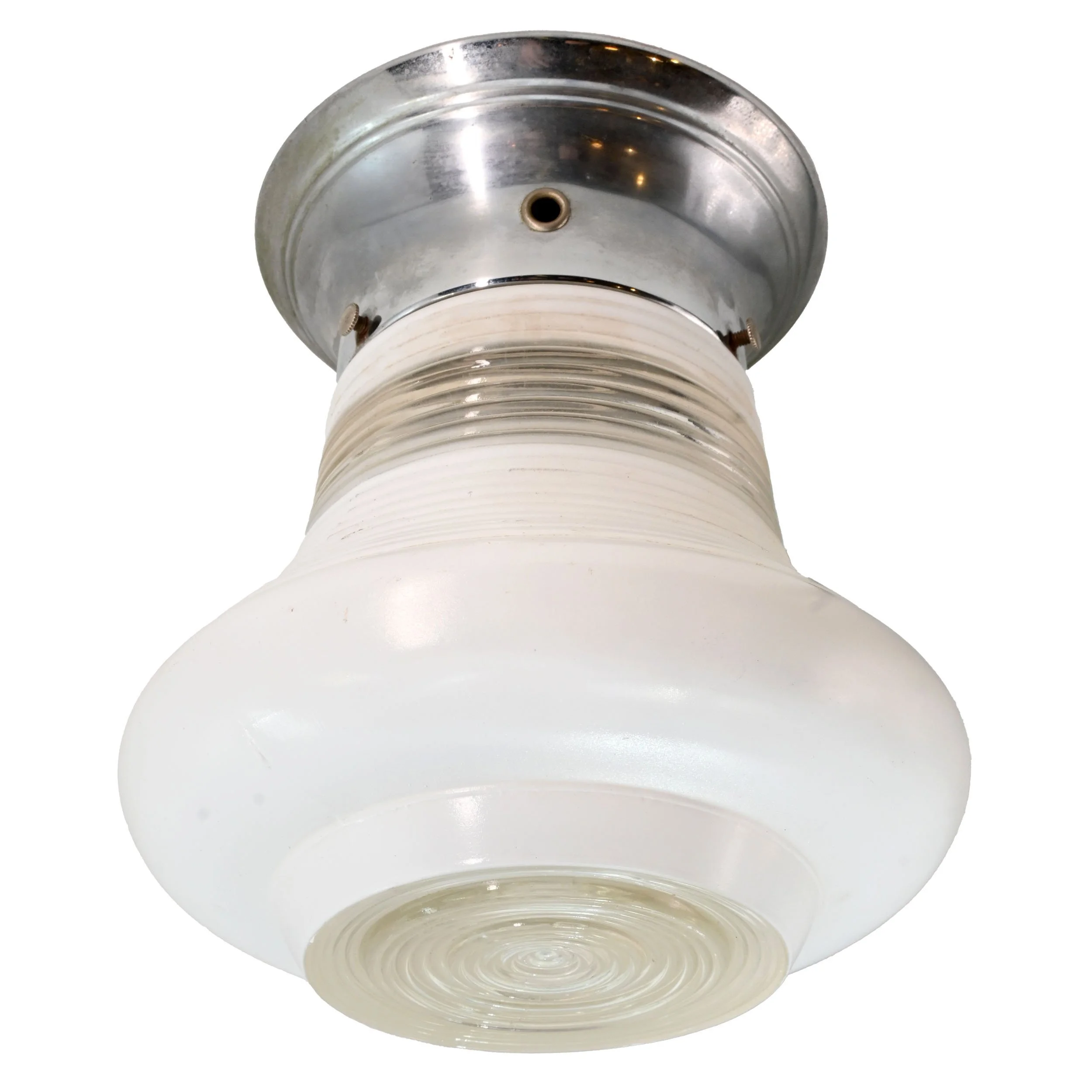24626+clear+and+white+tall+deco+shade+on+nickel+fitter+2.jpg
