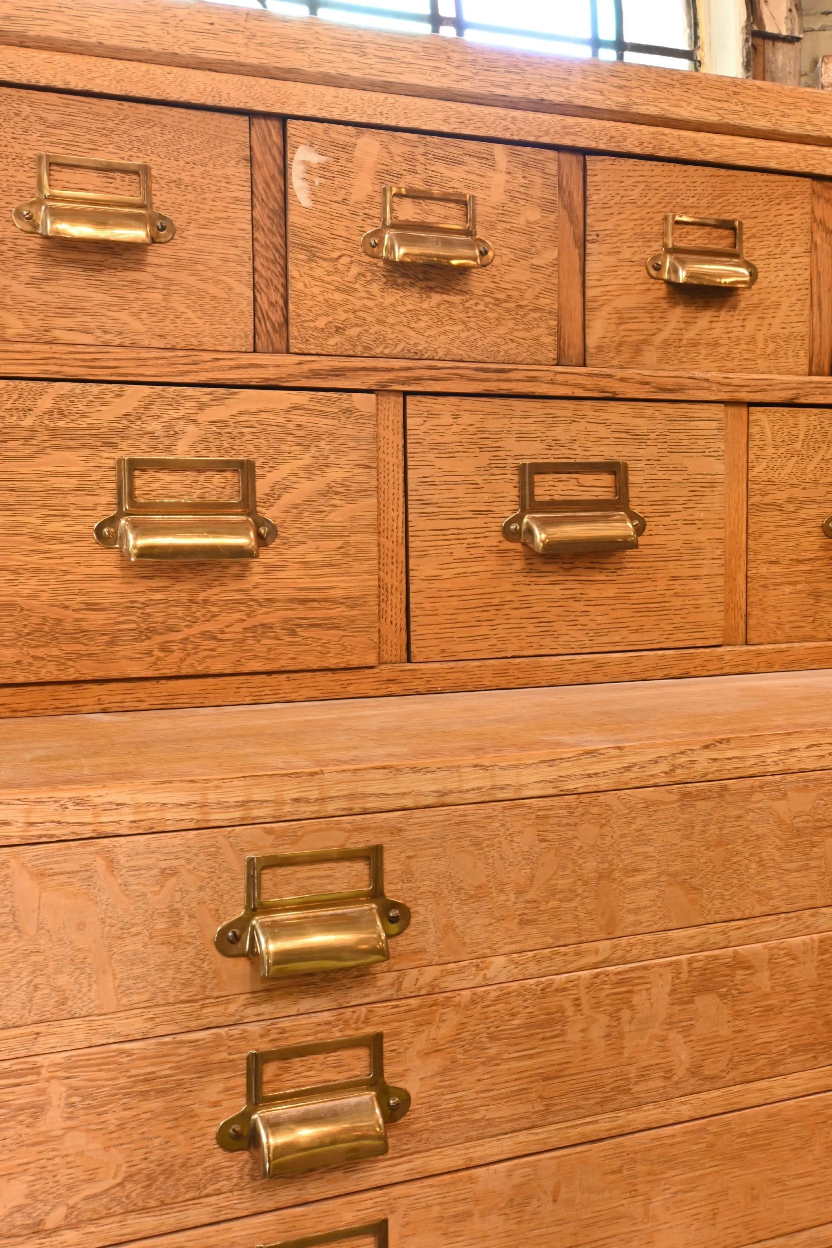 24675+short+quarter+sawn+oak+card+catalog+filing+cabinet+3.jpg