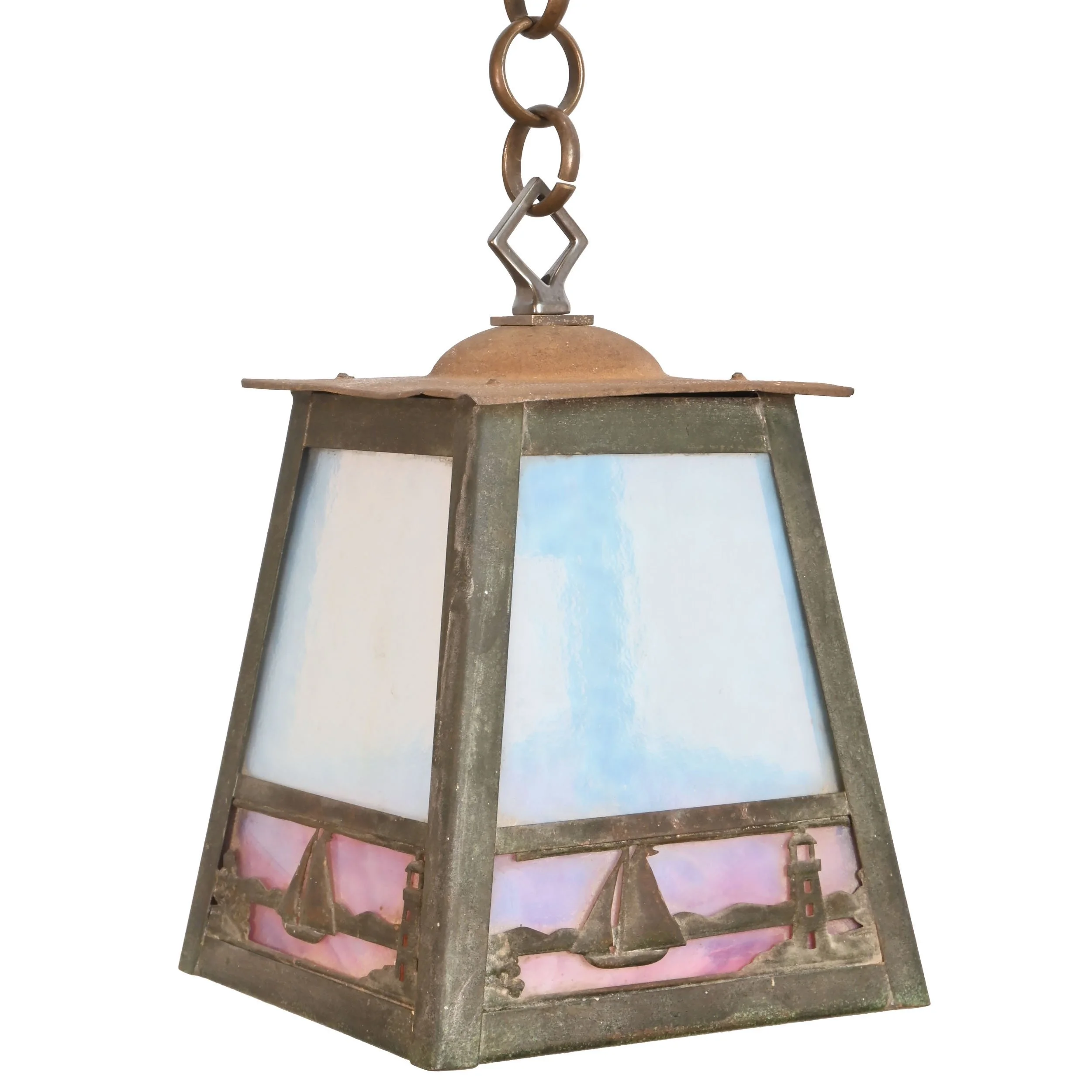 24862+pink+and+blue+opalescent+glass+lantern+pendant+with+boat+scene+1.jpg