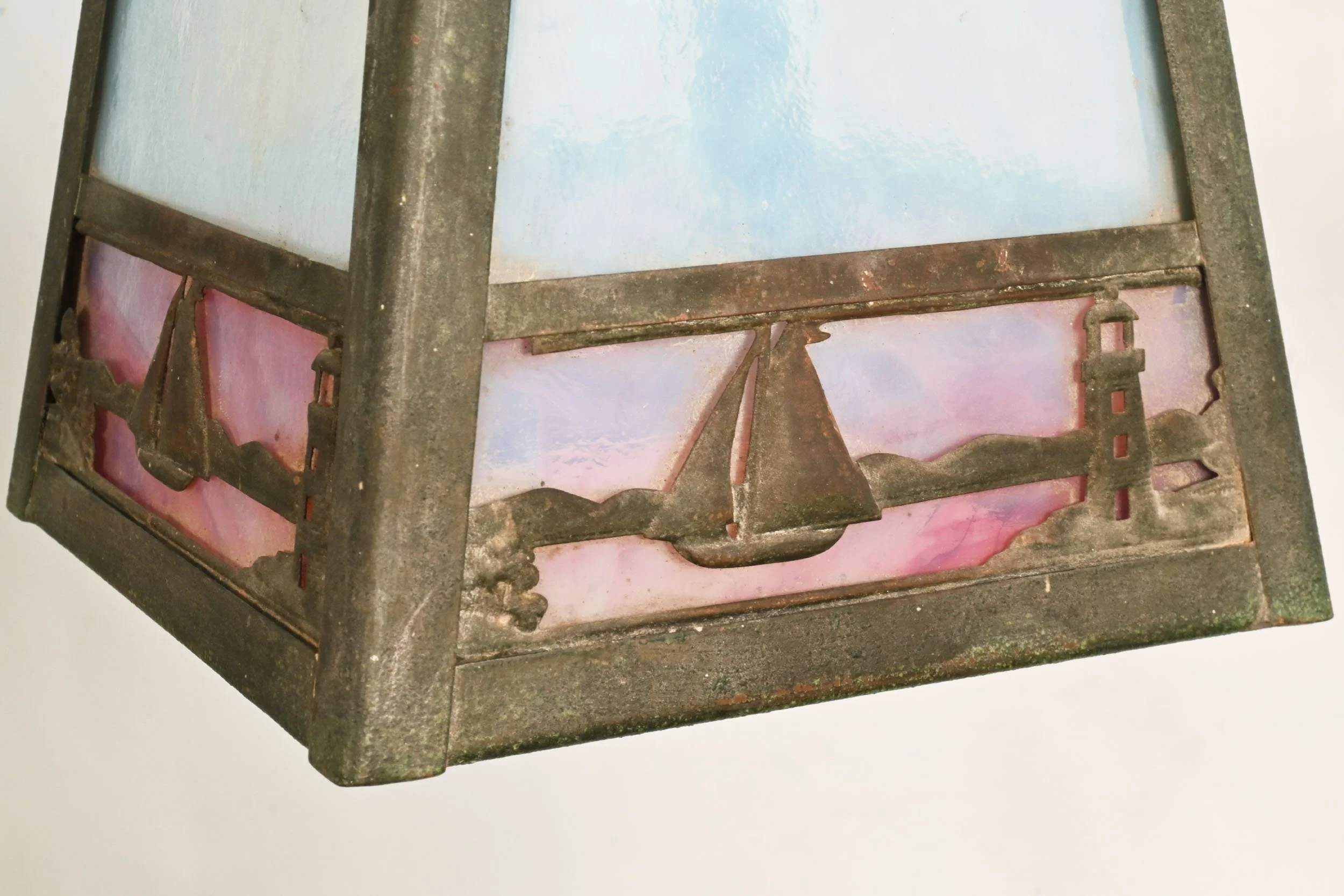 24862+pink+and+blue+opalescent+glass+lantern+pendant+with+boat+scene+3.jpg