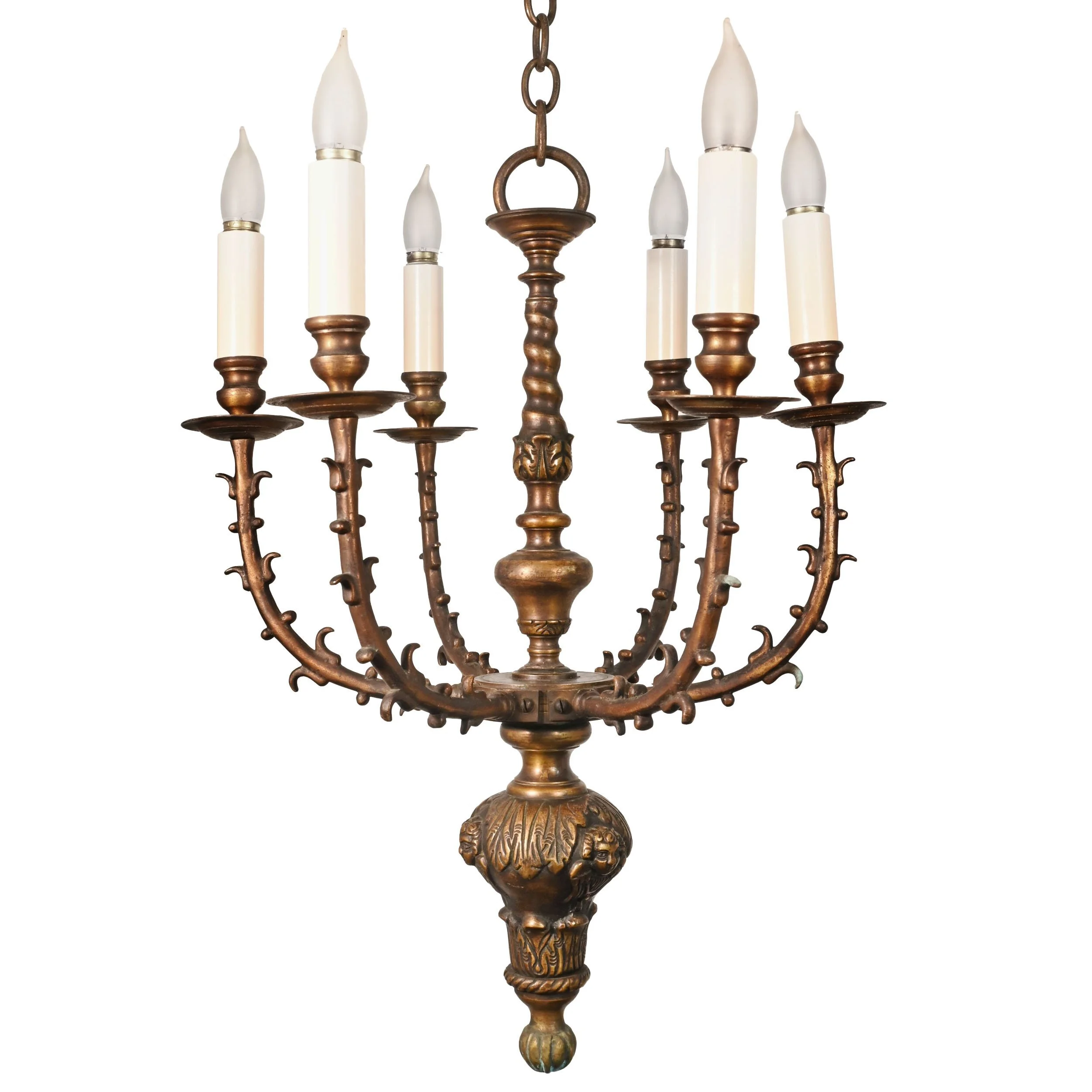 24818+cast+brass+six+candle+chandelier+with+cherub+faces+1.jpg