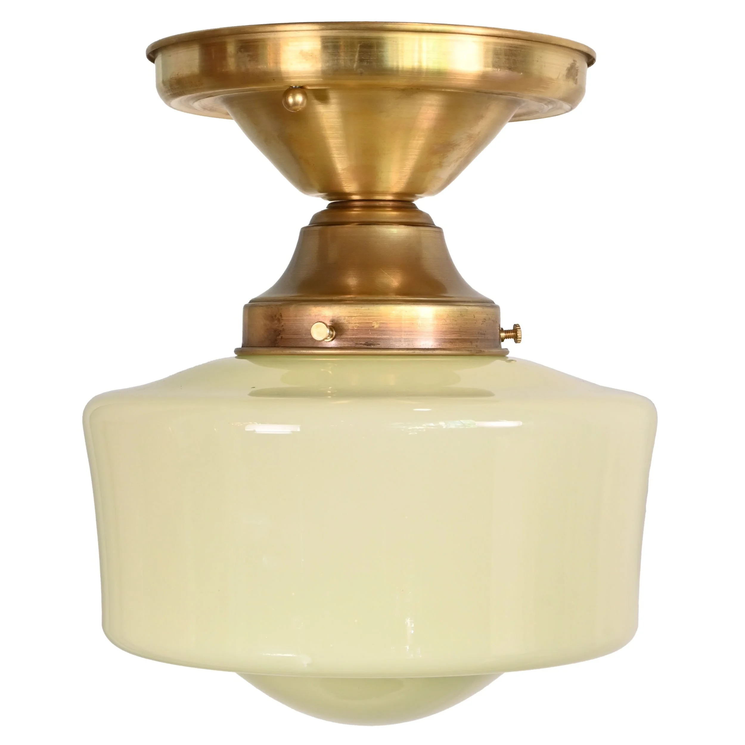 24772+vaseline+glass+schoolhouse+shade+on+brass+flushmount+1.jpg